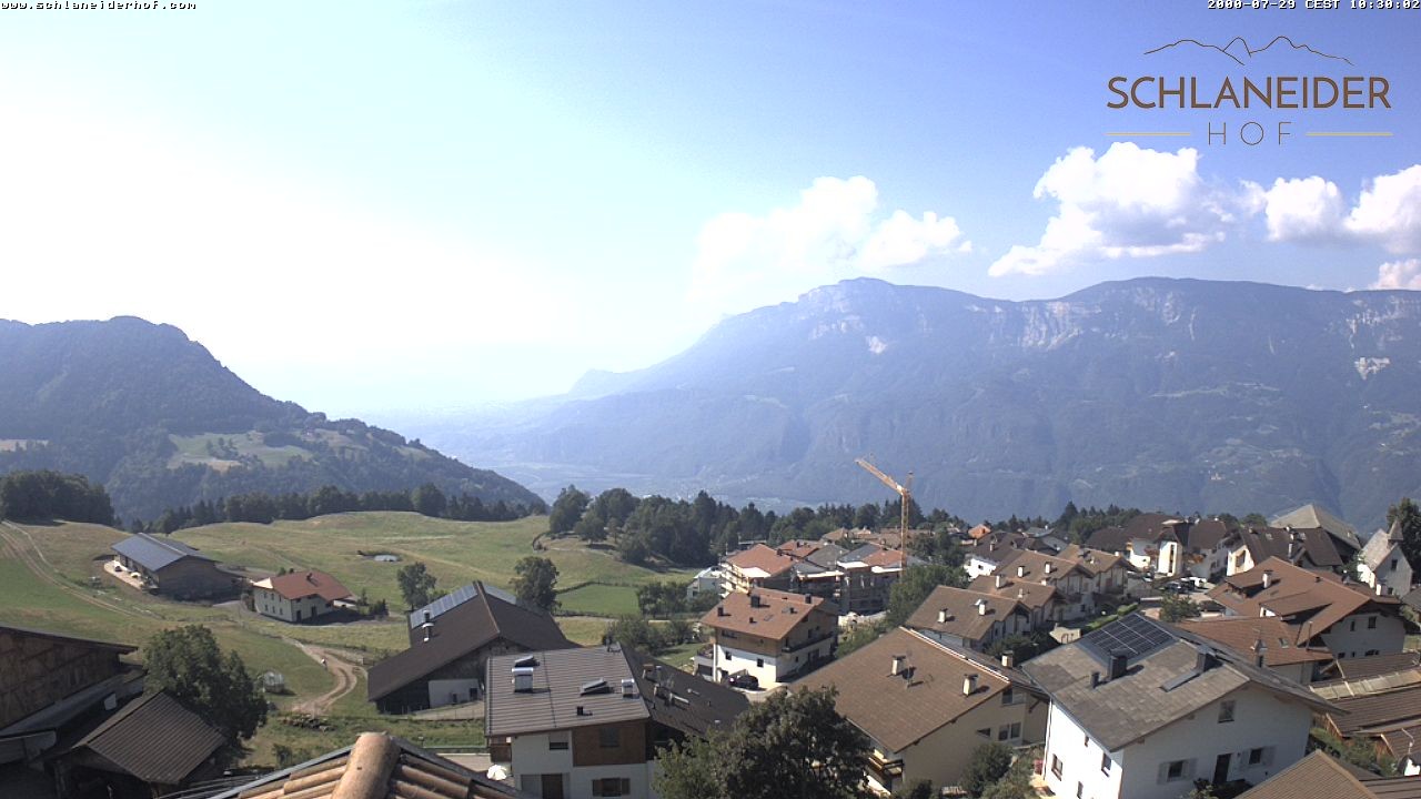 Archiv Foto Webcam Schlaneiderhof - Mölten