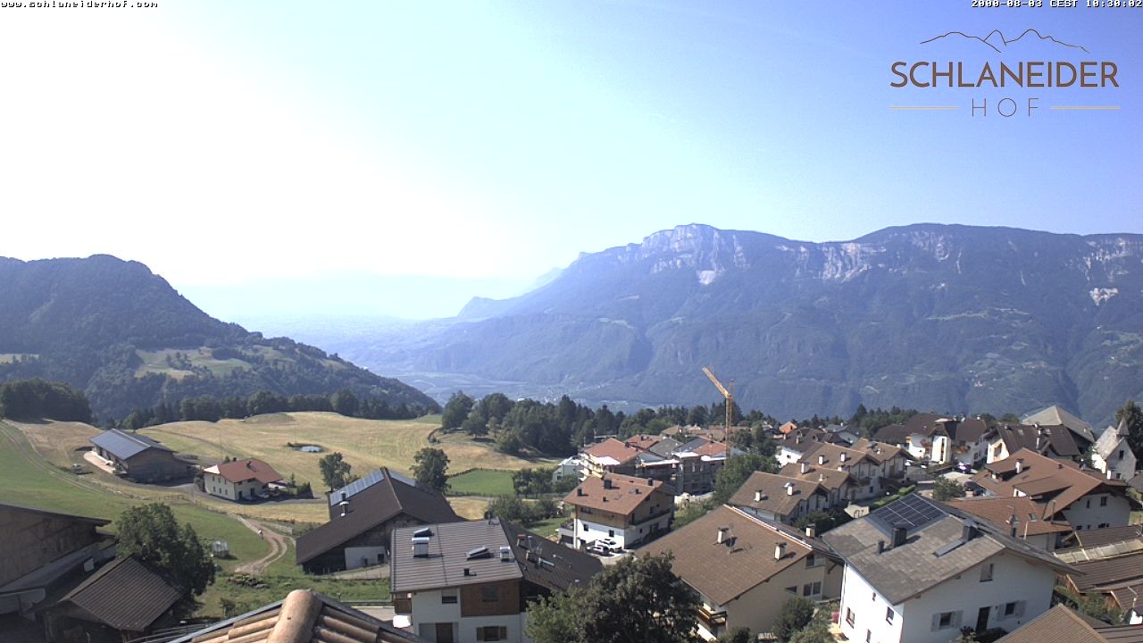 Archiv Foto Webcam Schlaneiderhof - Mölten