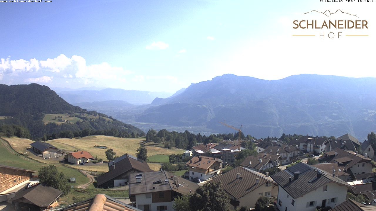 Archiv Foto Webcam Schlaneiderhof - Mölten