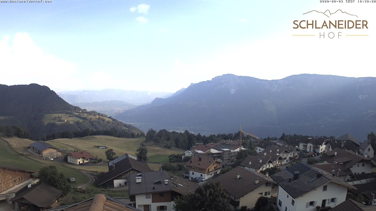 Archived image Webcam Pension Schlaneiderhof, Mölten