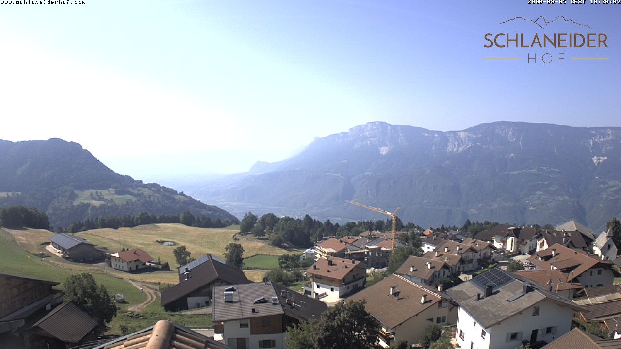 Archiv Foto Webcam Schlaneiderhof - Mölten