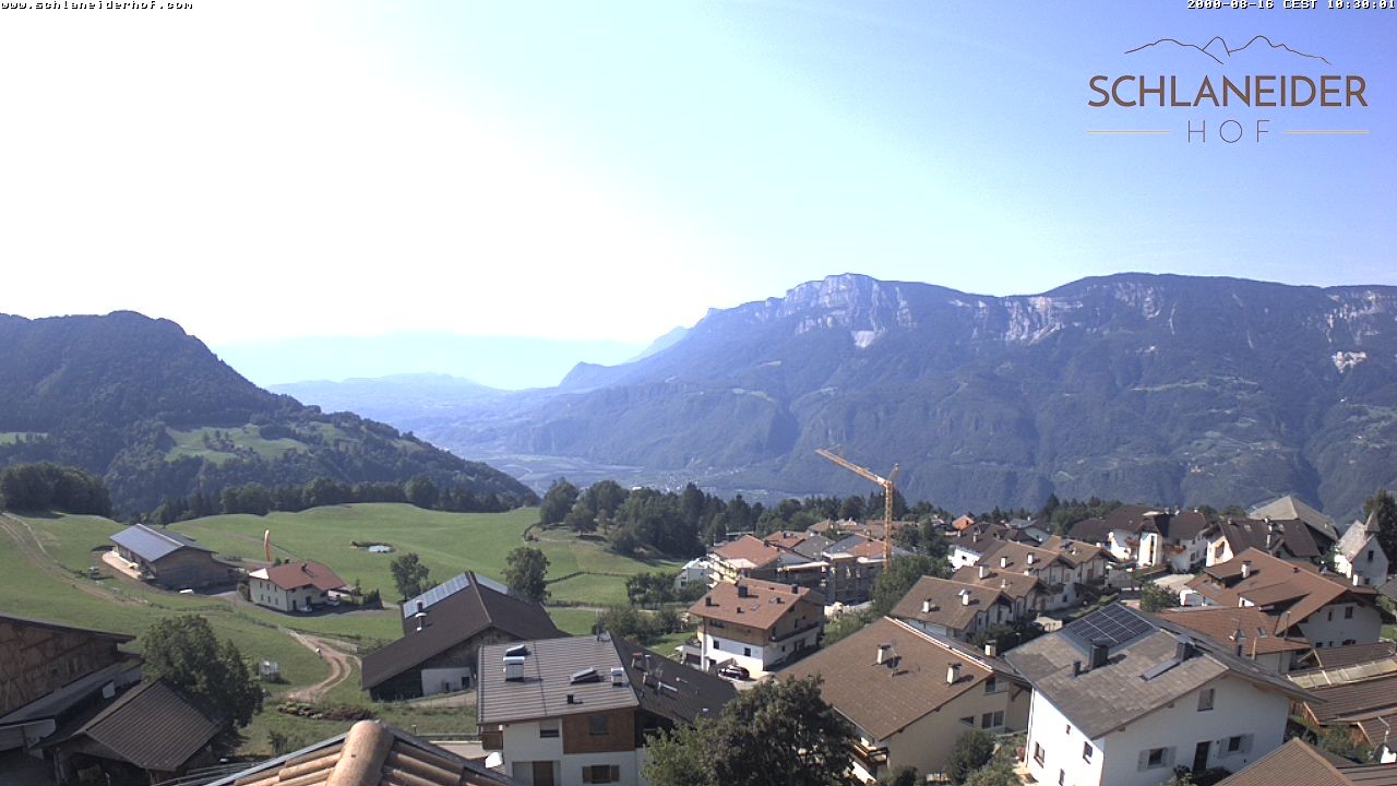 Archiv Foto Webcam Schlaneiderhof - Mölten