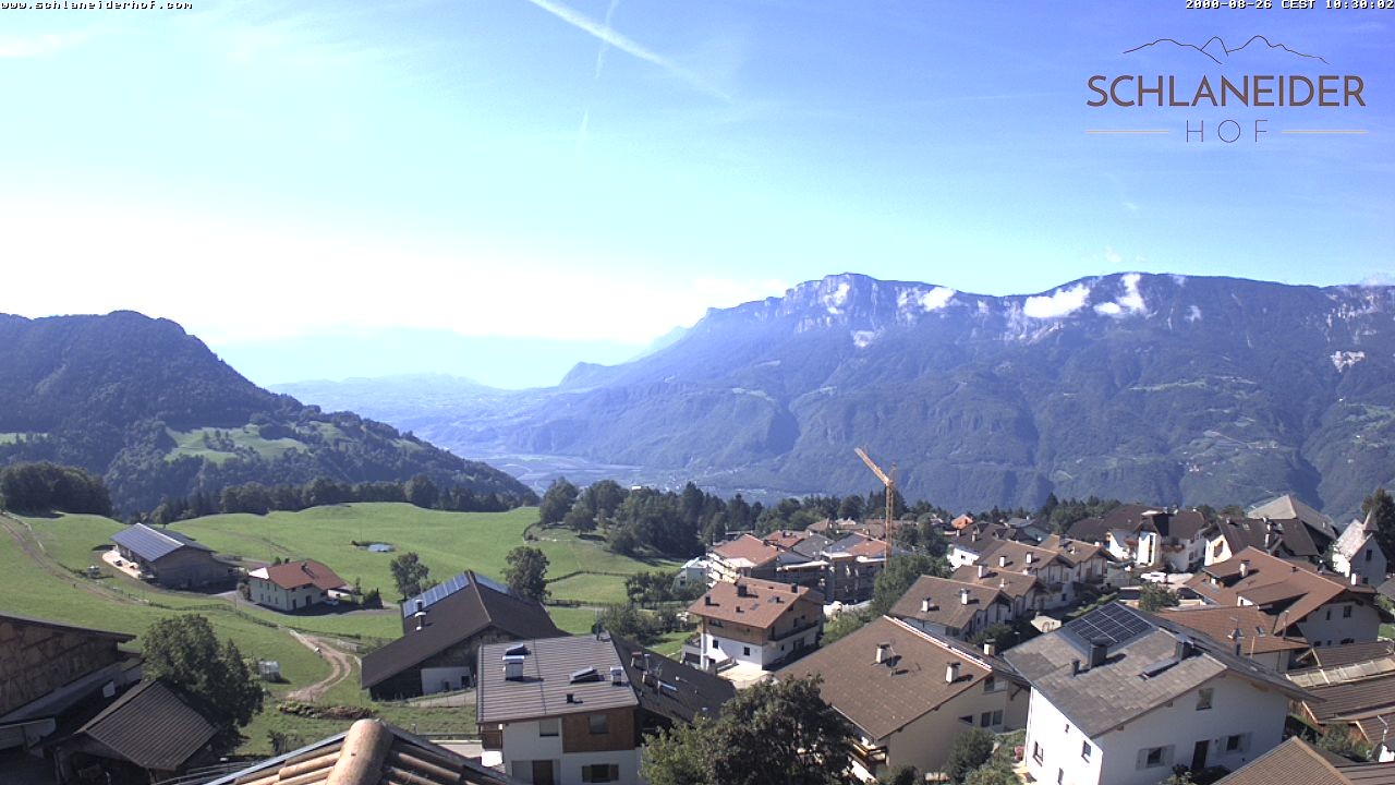 Archiv Foto Webcam Schlaneiderhof - Mölten