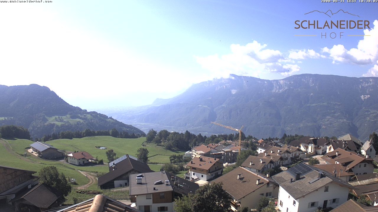 Archiv Foto Webcam Schlaneiderhof - Mölten
