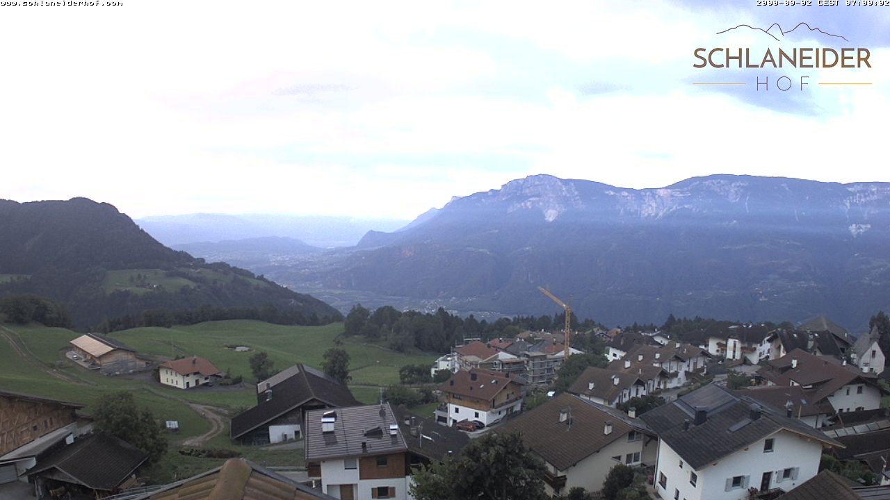Archived image Webcam Pension Schlaneiderhof, Mölten