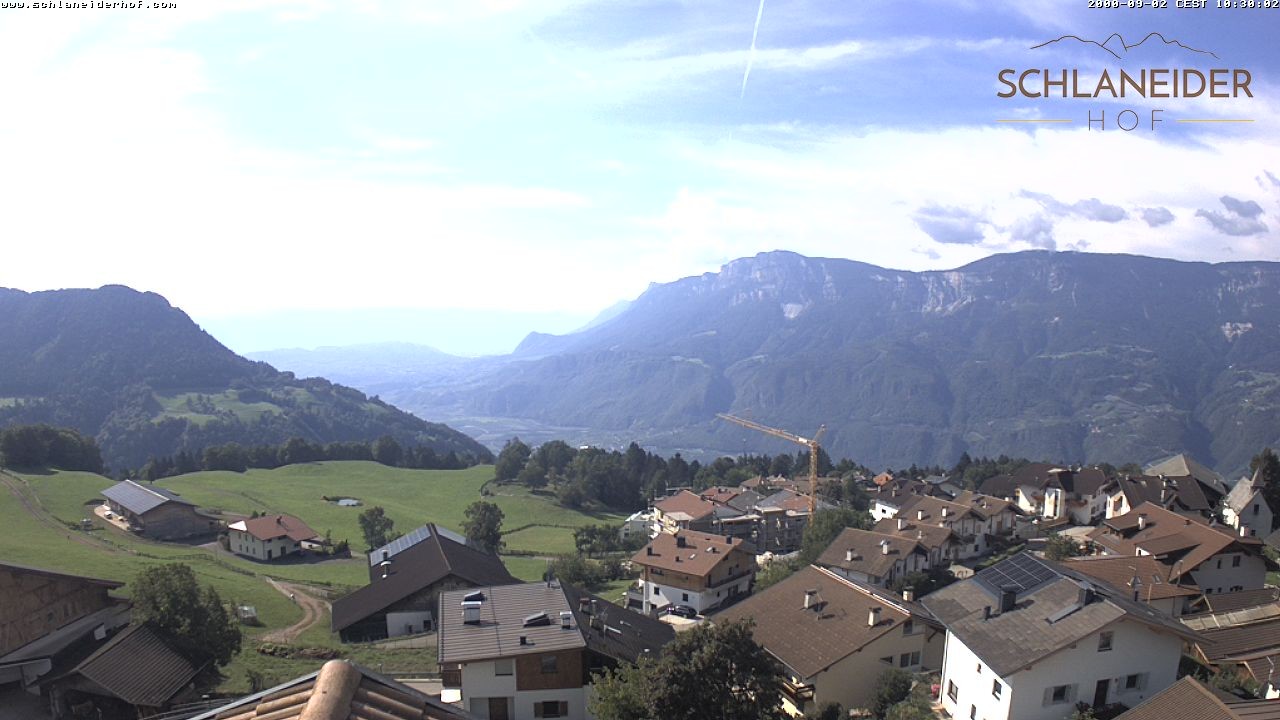 Archived image Webcam Pension Schlaneiderhof, Mölten