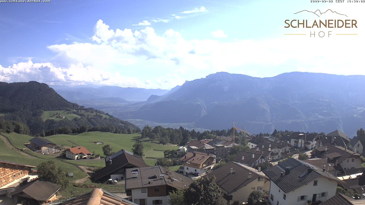 Archived image Webcam Pension Schlaneiderhof, Mölten