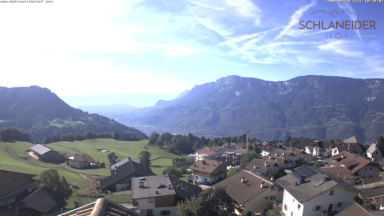 Archiv Foto Webcam Schlaneiderhof - Mölten