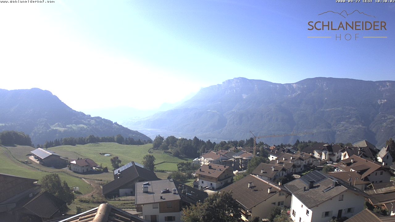Archiv Foto Webcam Schlaneiderhof - Mölten