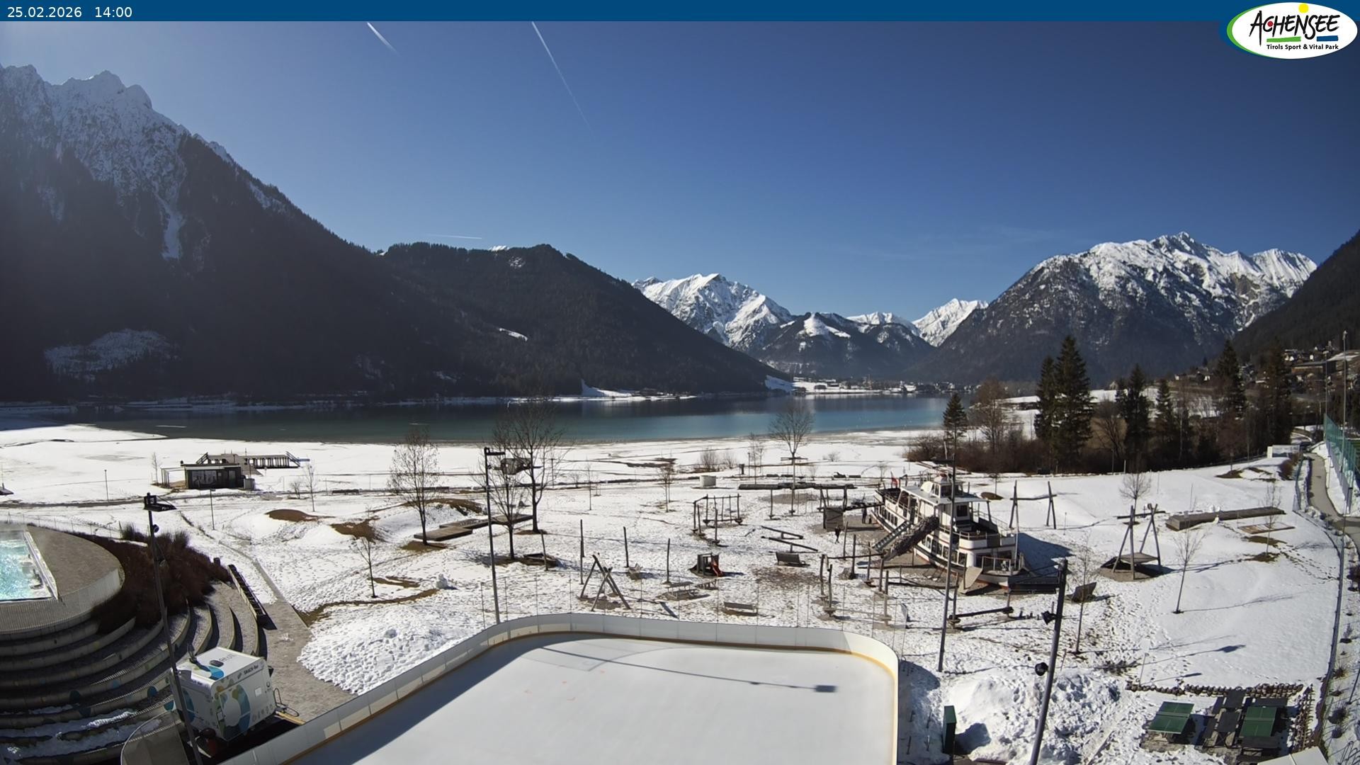 Archiv Foto Webcam Erlebnisbad Atoll am Achensee