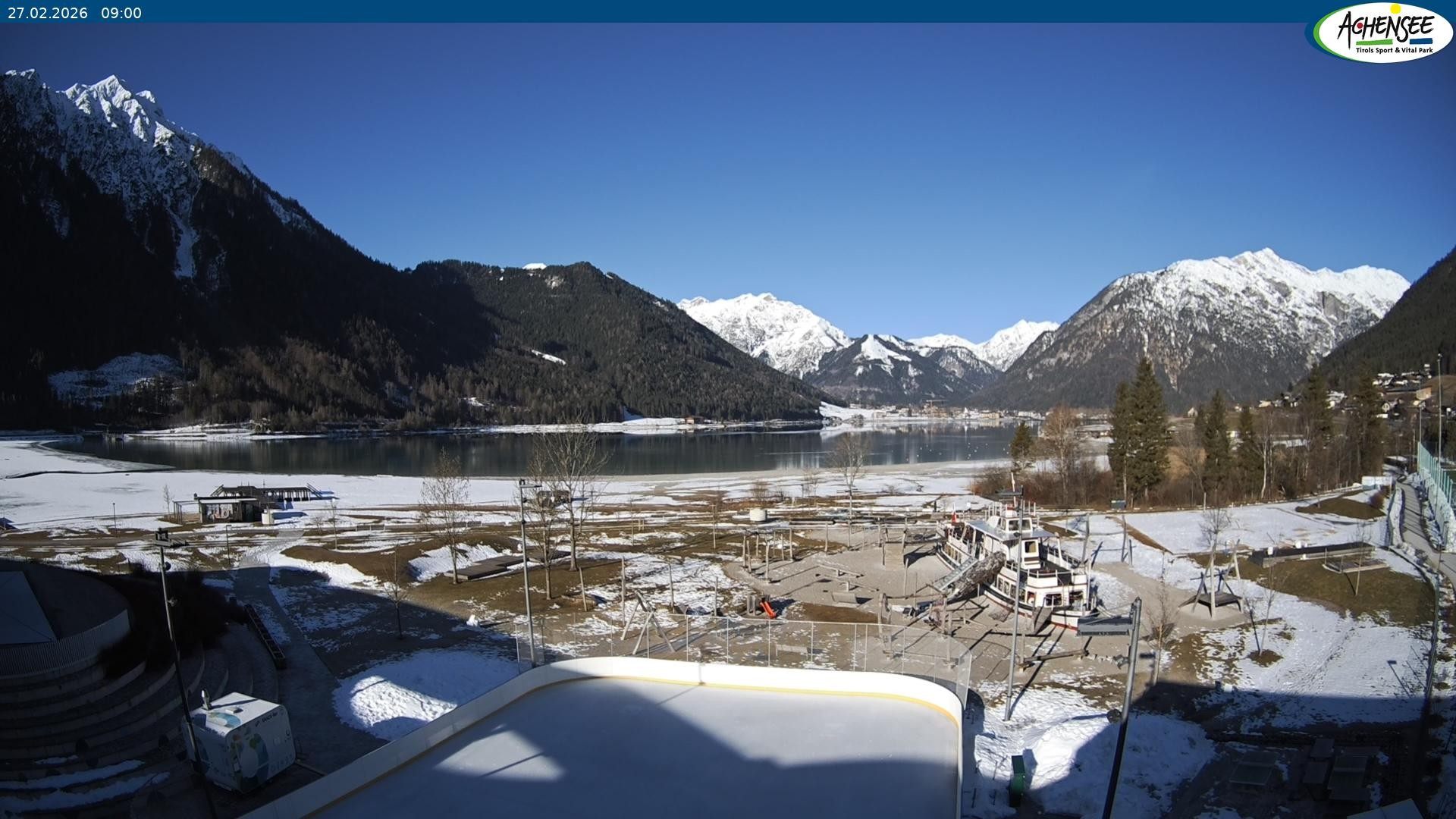 Archiv Foto Webcam Erlebnisbad Atoll am Achensee