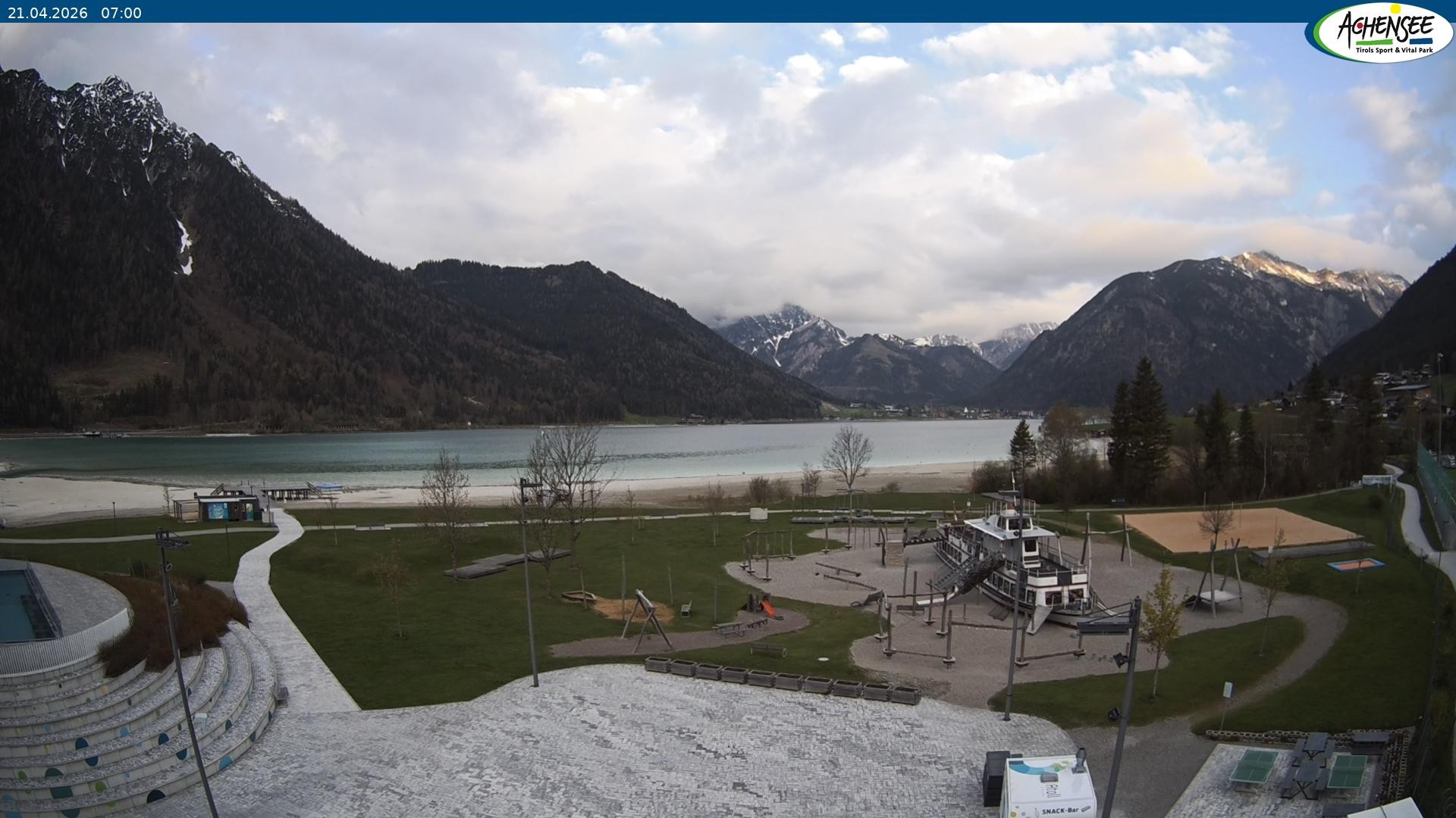 Archiv Foto Webcam Erlebnisbad Atoll am Achensee