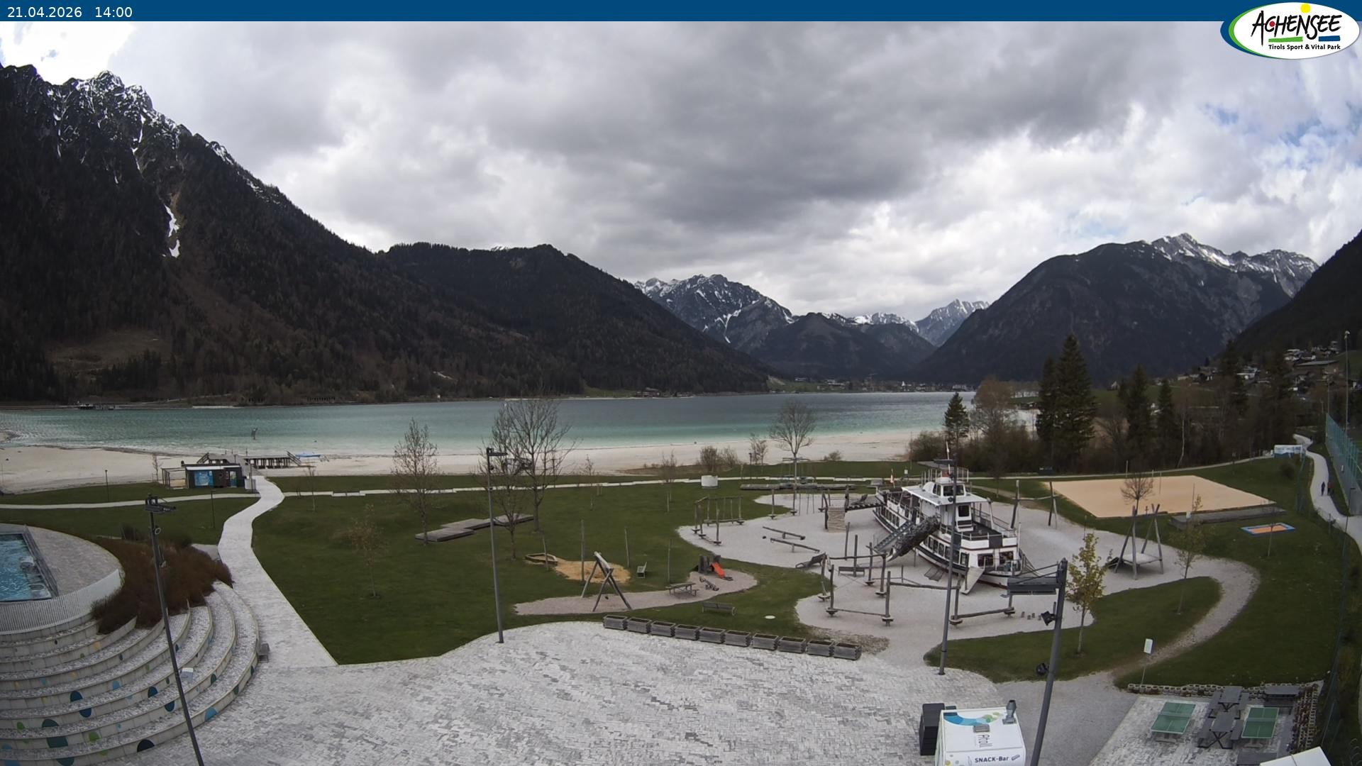 Archiv Foto Webcam Erlebnisbad Atoll am Achensee