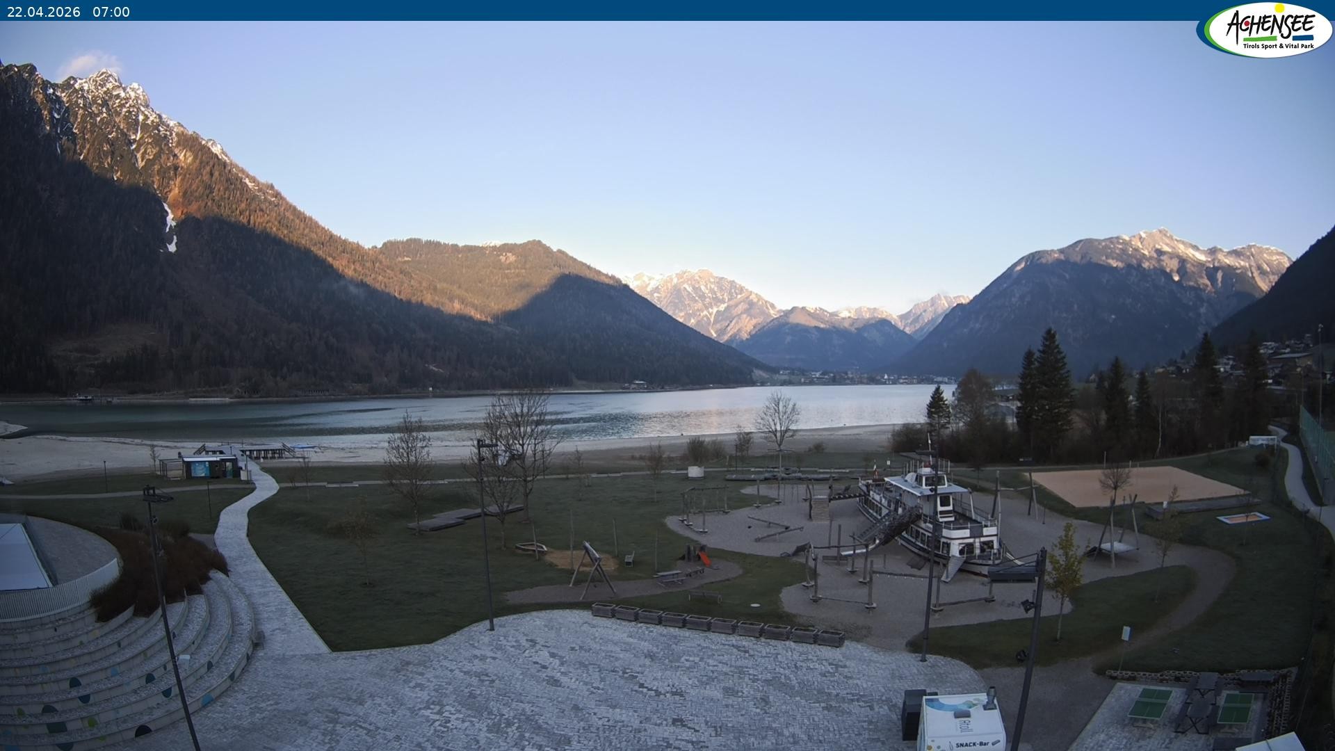 Archiv Foto Webcam Erlebnisbad Atoll am Achensee