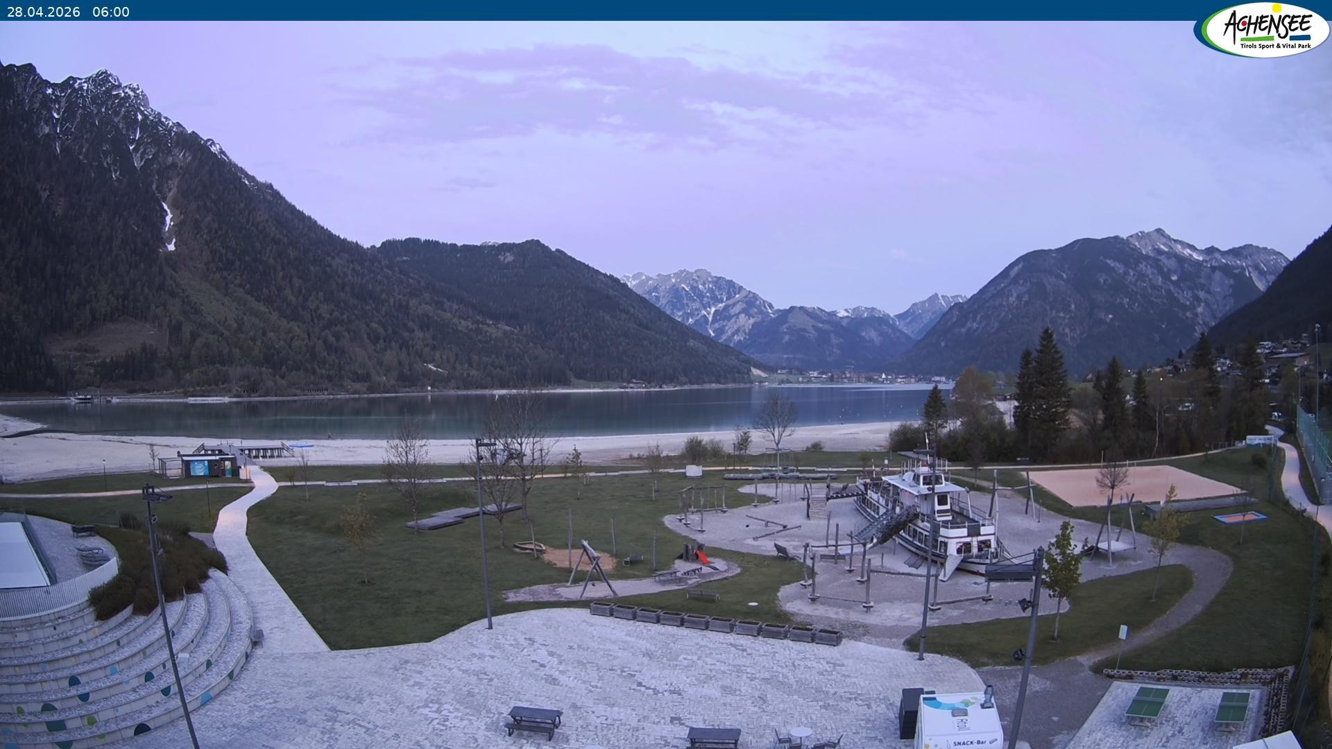 Archiv Foto Webcam Erlebnisbad Atoll am Achensee