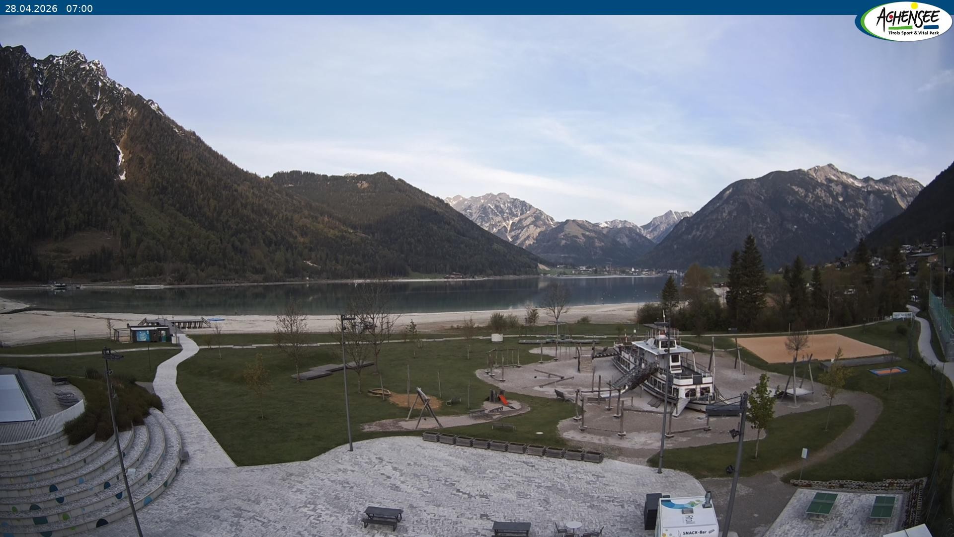 Archiv Foto Webcam Erlebnisbad Atoll am Achensee