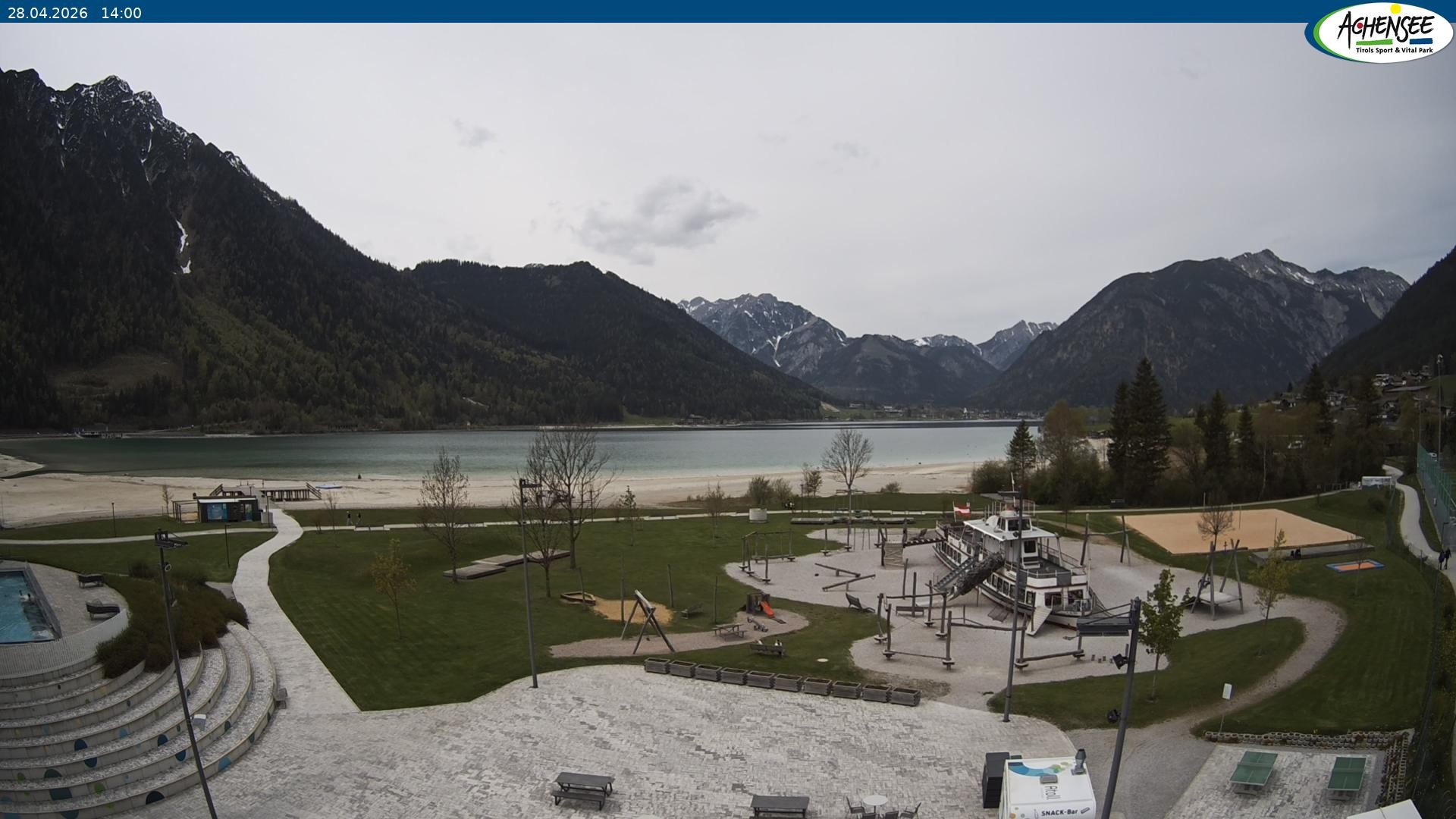 Archiv Foto Webcam Erlebnisbad Atoll am Achensee