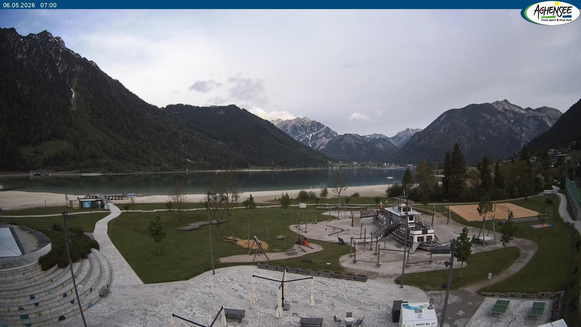 Archiv Foto Webcam Erlebnisbad Atoll am Achensee