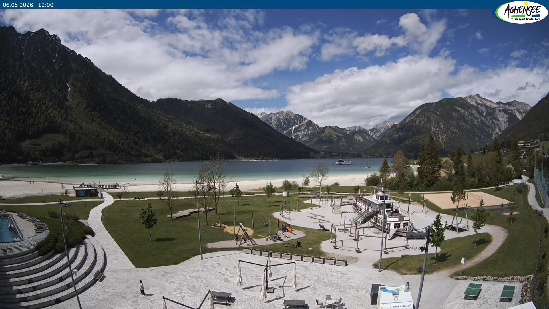 Archiv Foto Webcam Erlebnisbad Atoll am Achensee