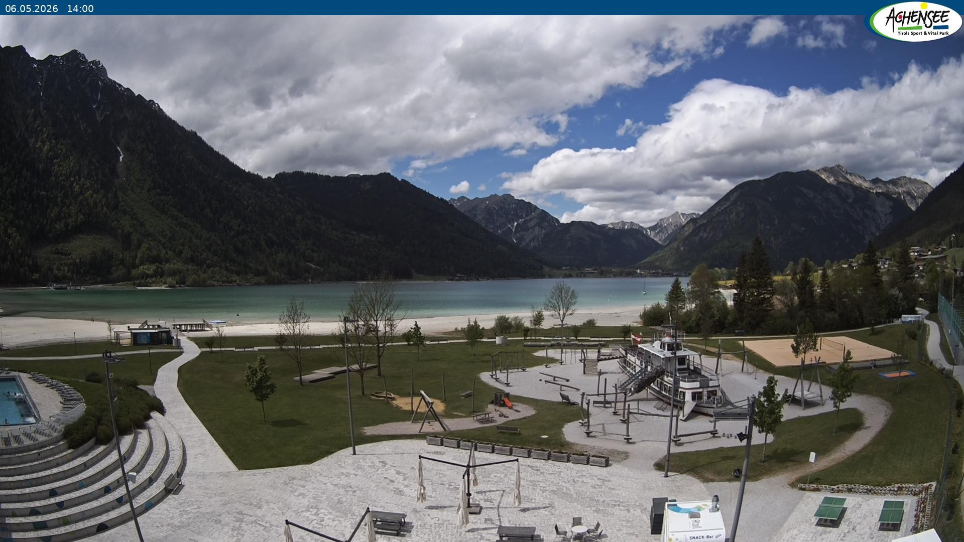 Archiv Foto Webcam Erlebnisbad Atoll am Achensee
