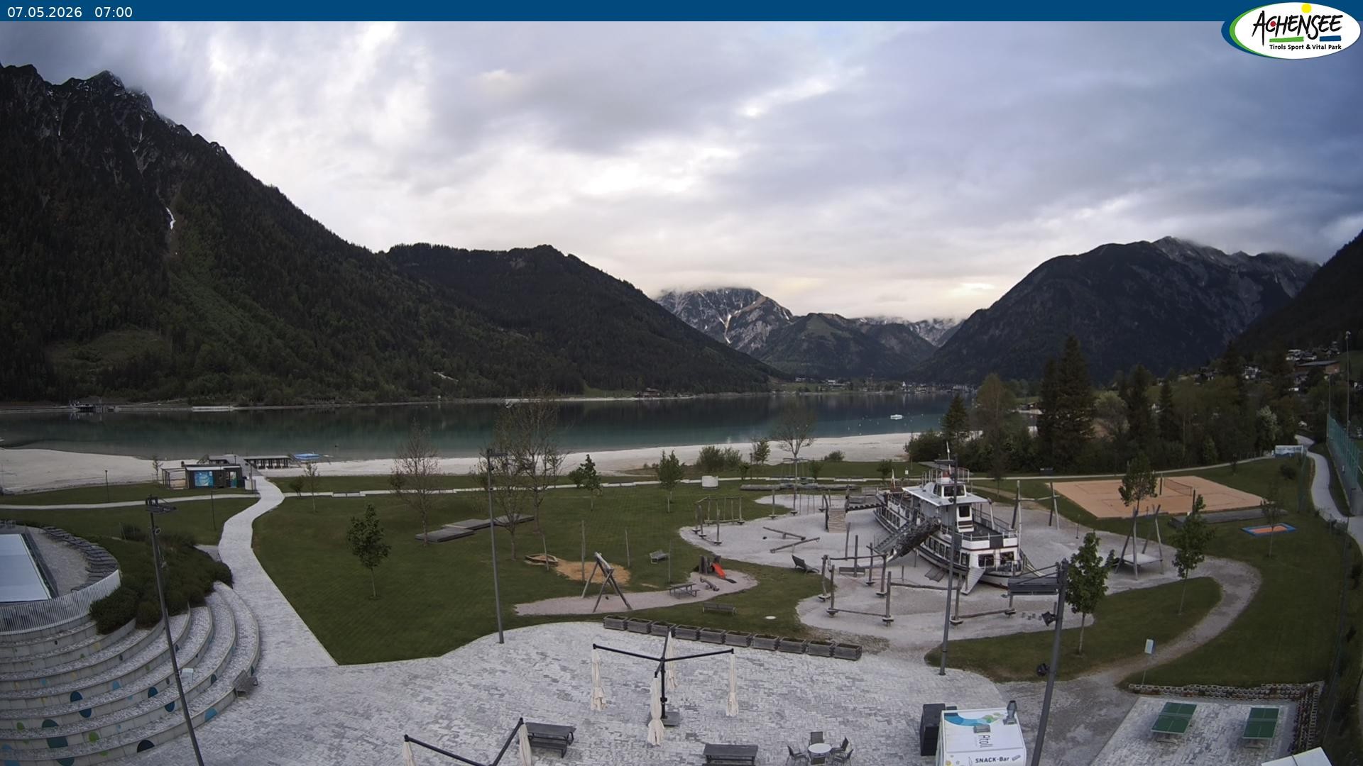 Archiv Foto Webcam Erlebnisbad Atoll am Achensee
