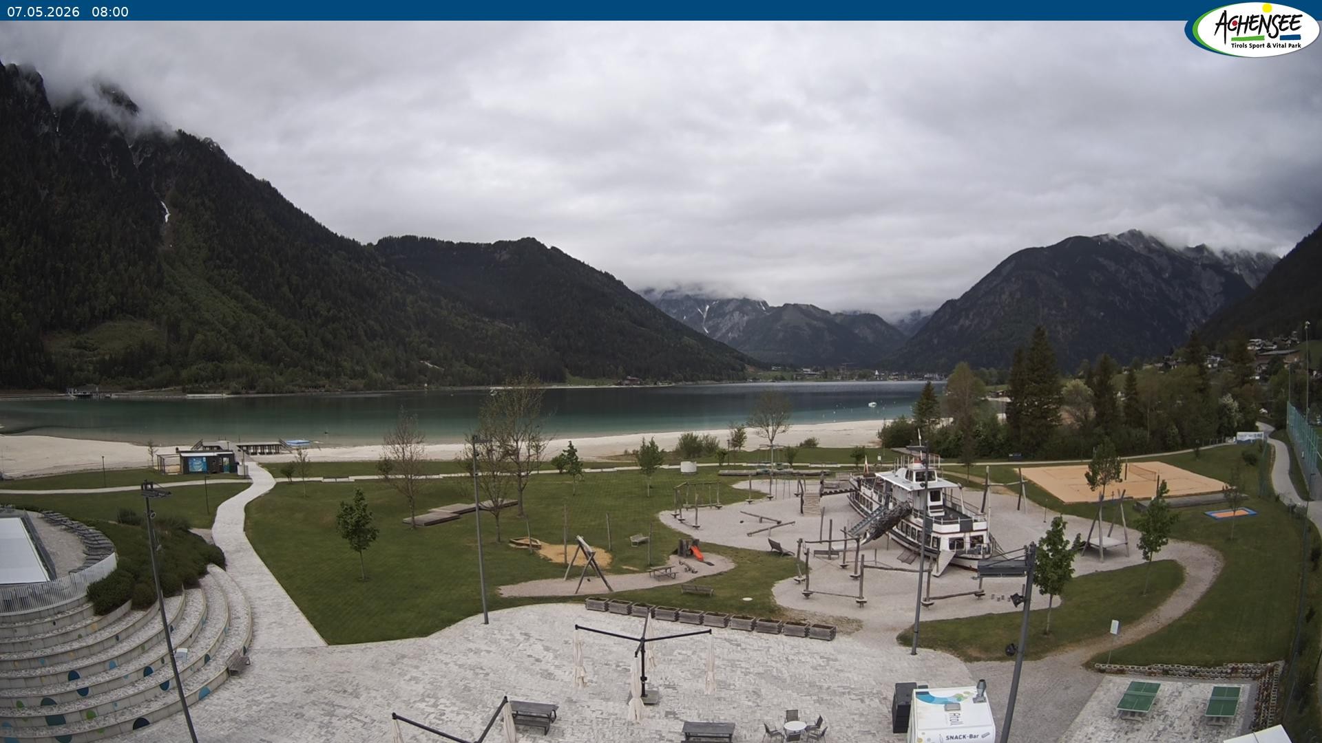 Archiv Foto Webcam Erlebnisbad Atoll am Achensee