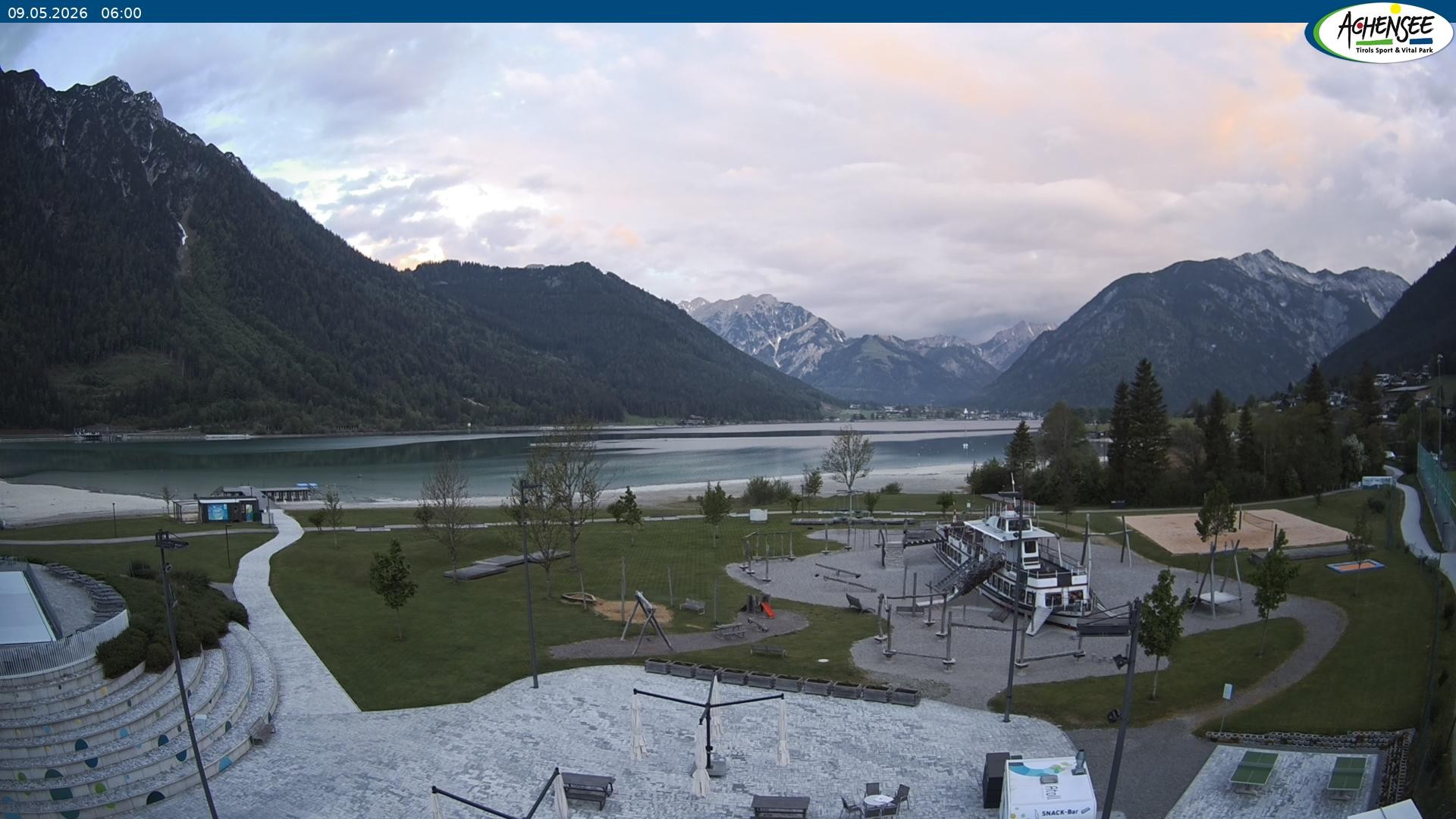 Archiv Foto Webcam Erlebnisbad Atoll am Achensee