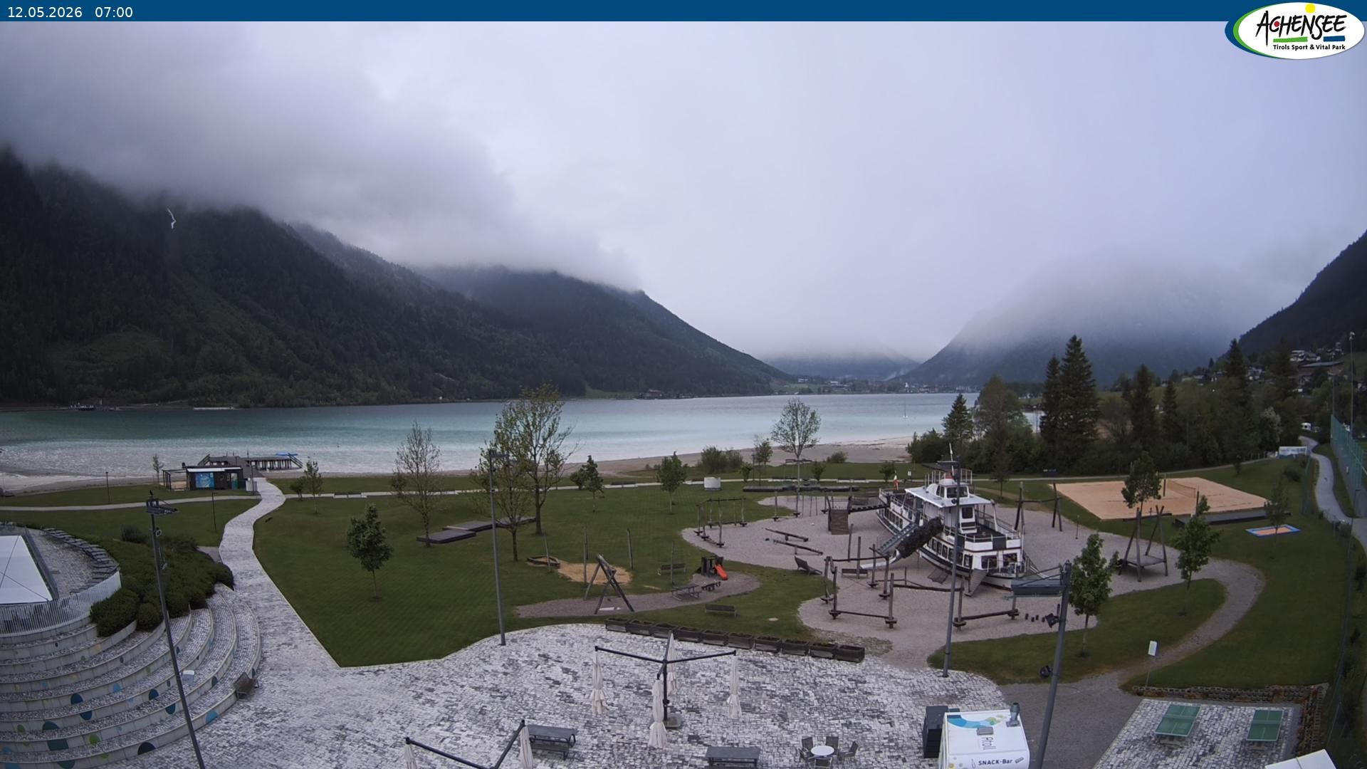 Archiv Foto Webcam Erlebnisbad Atoll am Achensee