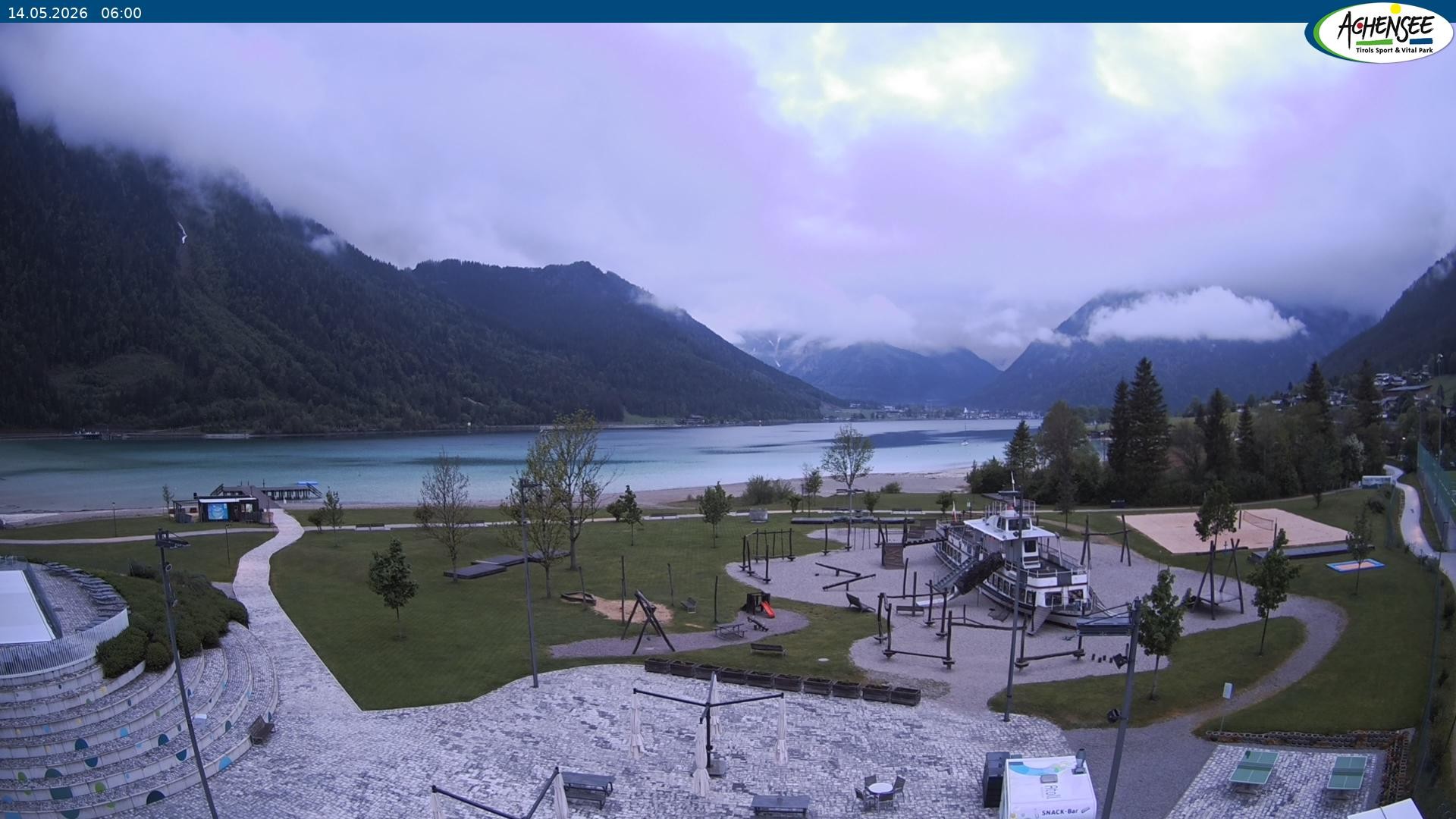 Archiv Foto Webcam Erlebnisbad Atoll am Achensee