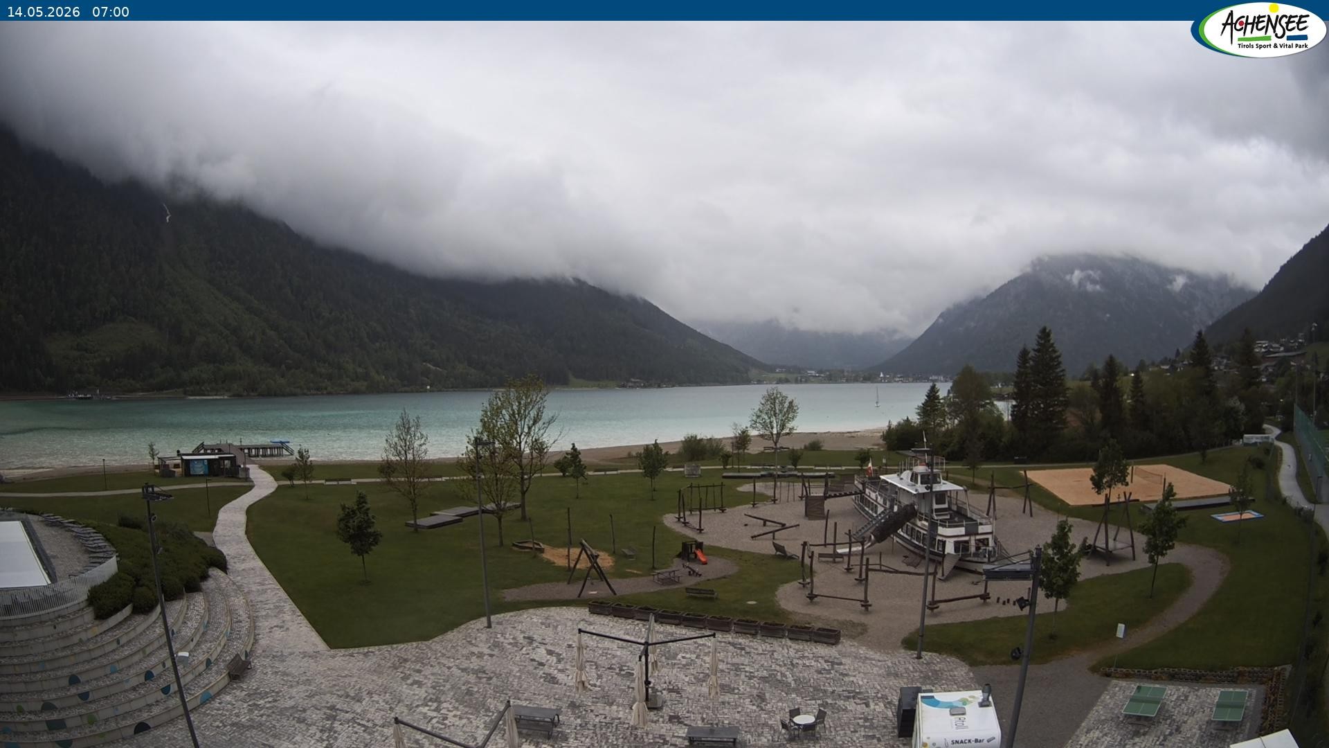 Archiv Foto Webcam Erlebnisbad Atoll am Achensee