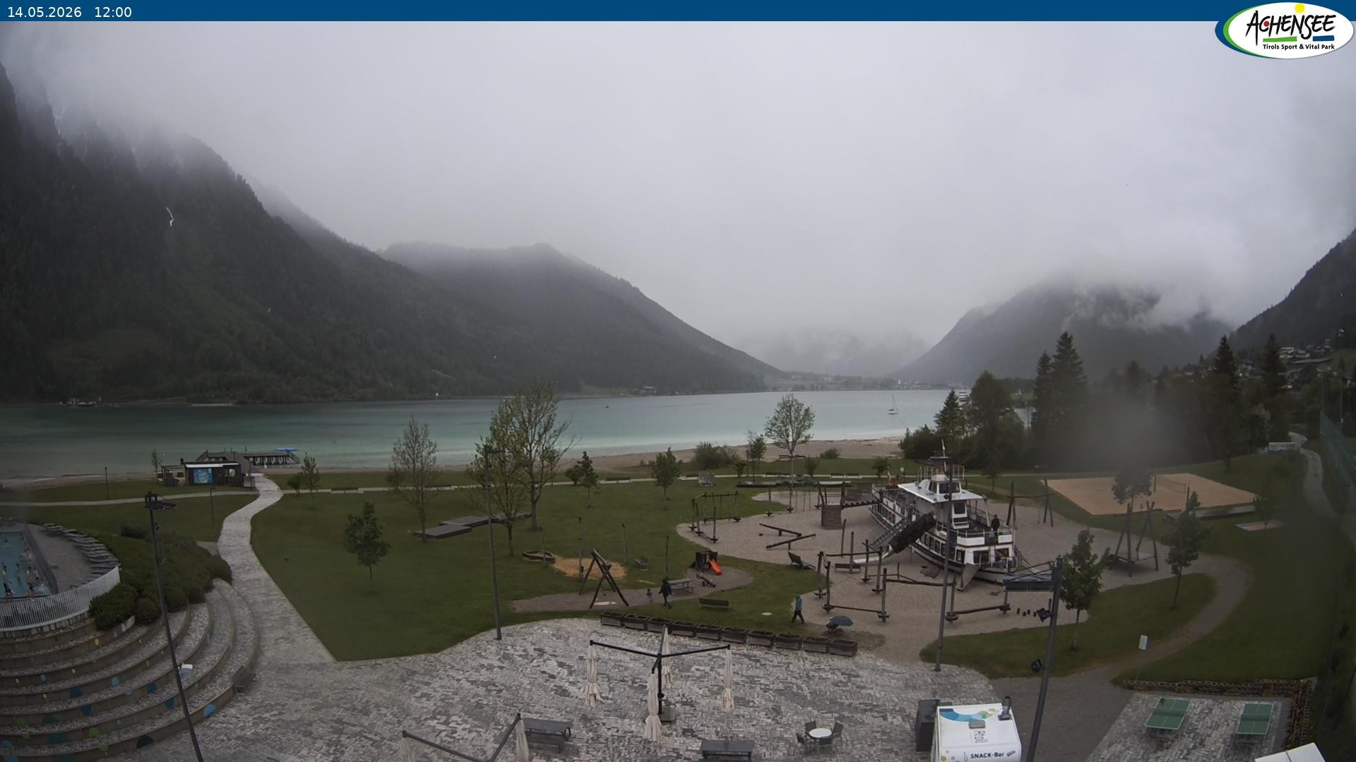 Archiv Foto Webcam Erlebnisbad Atoll am Achensee