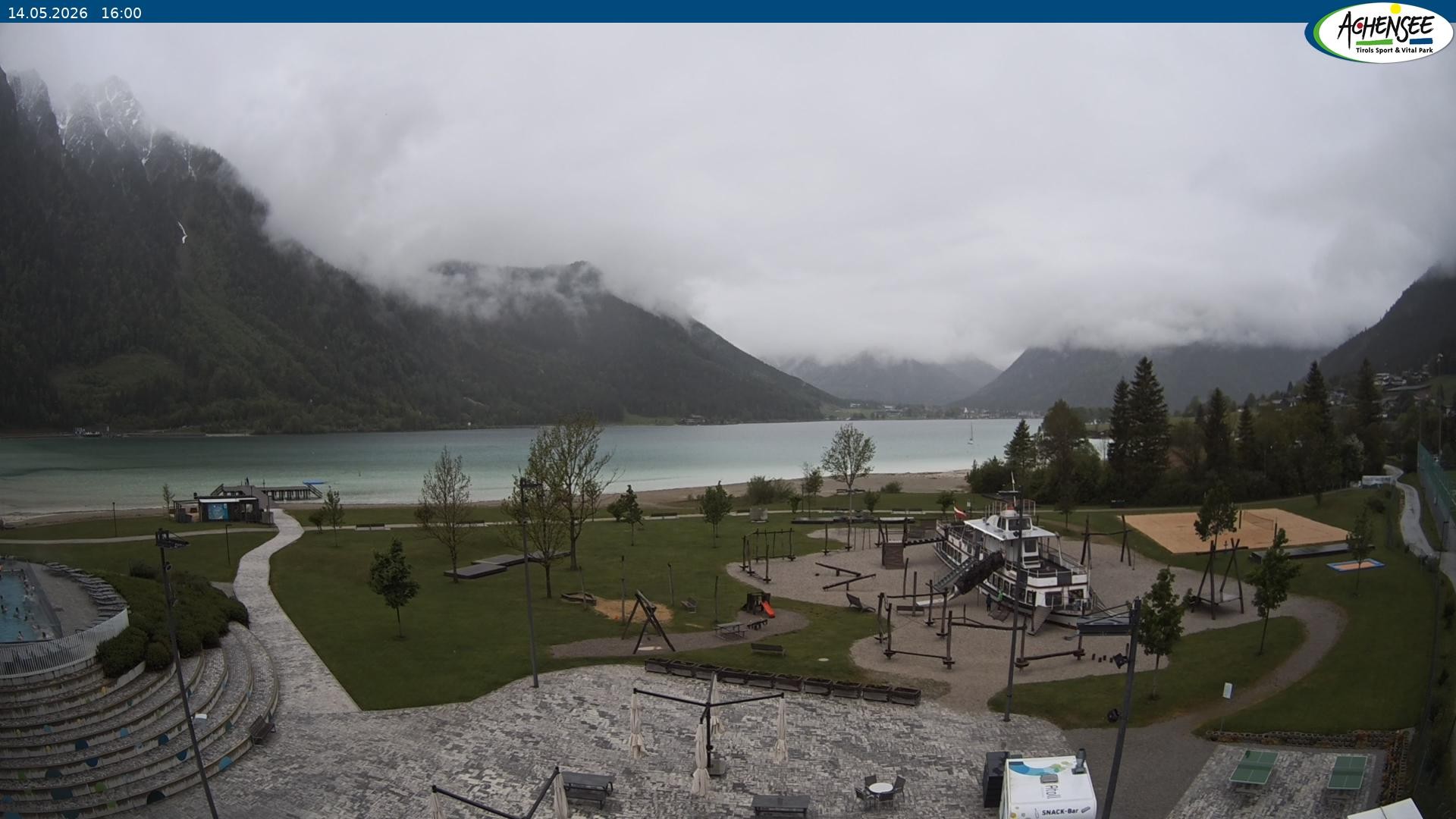 Archiv Foto Webcam Erlebnisbad Atoll am Achensee