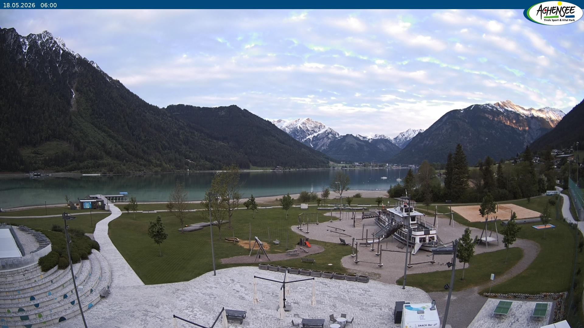 Archiv Foto Webcam Erlebnisbad Atoll am Achensee