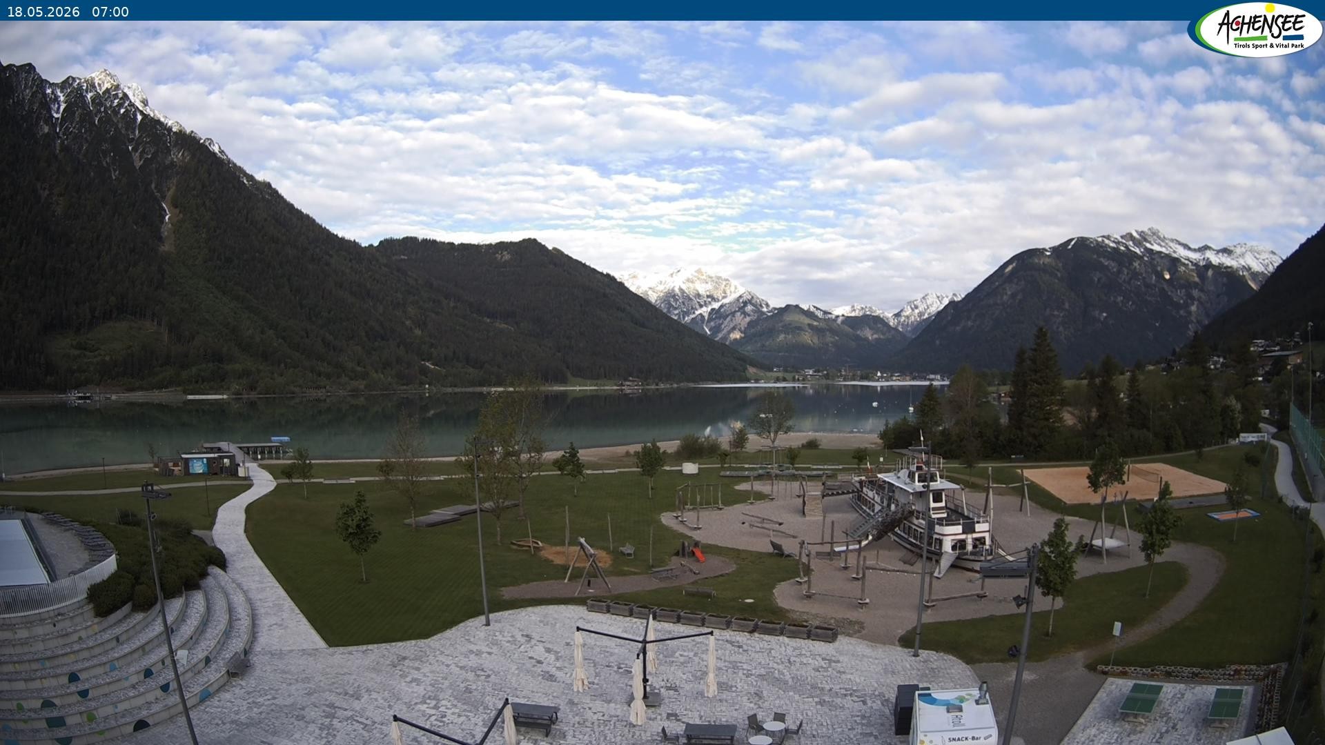 Archiv Foto Webcam Erlebnisbad Atoll am Achensee