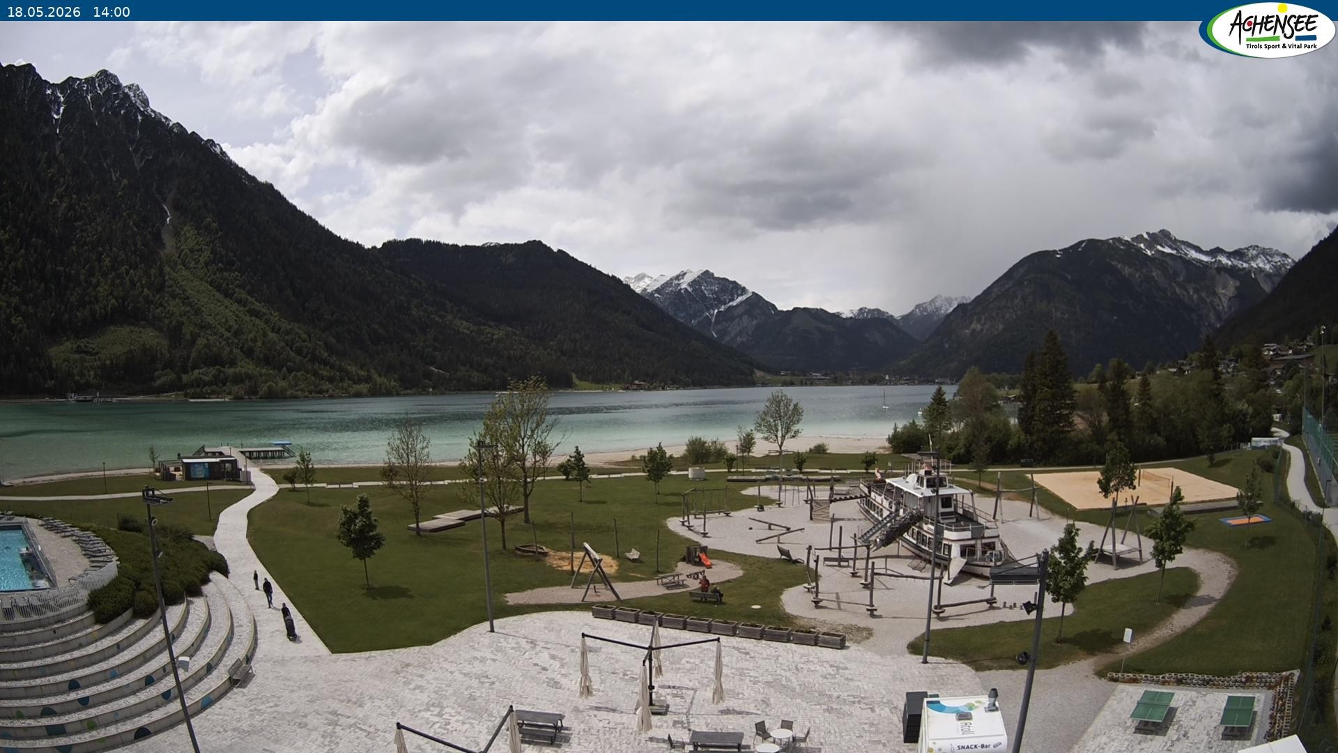 Archiv Foto Webcam Erlebnisbad Atoll am Achensee