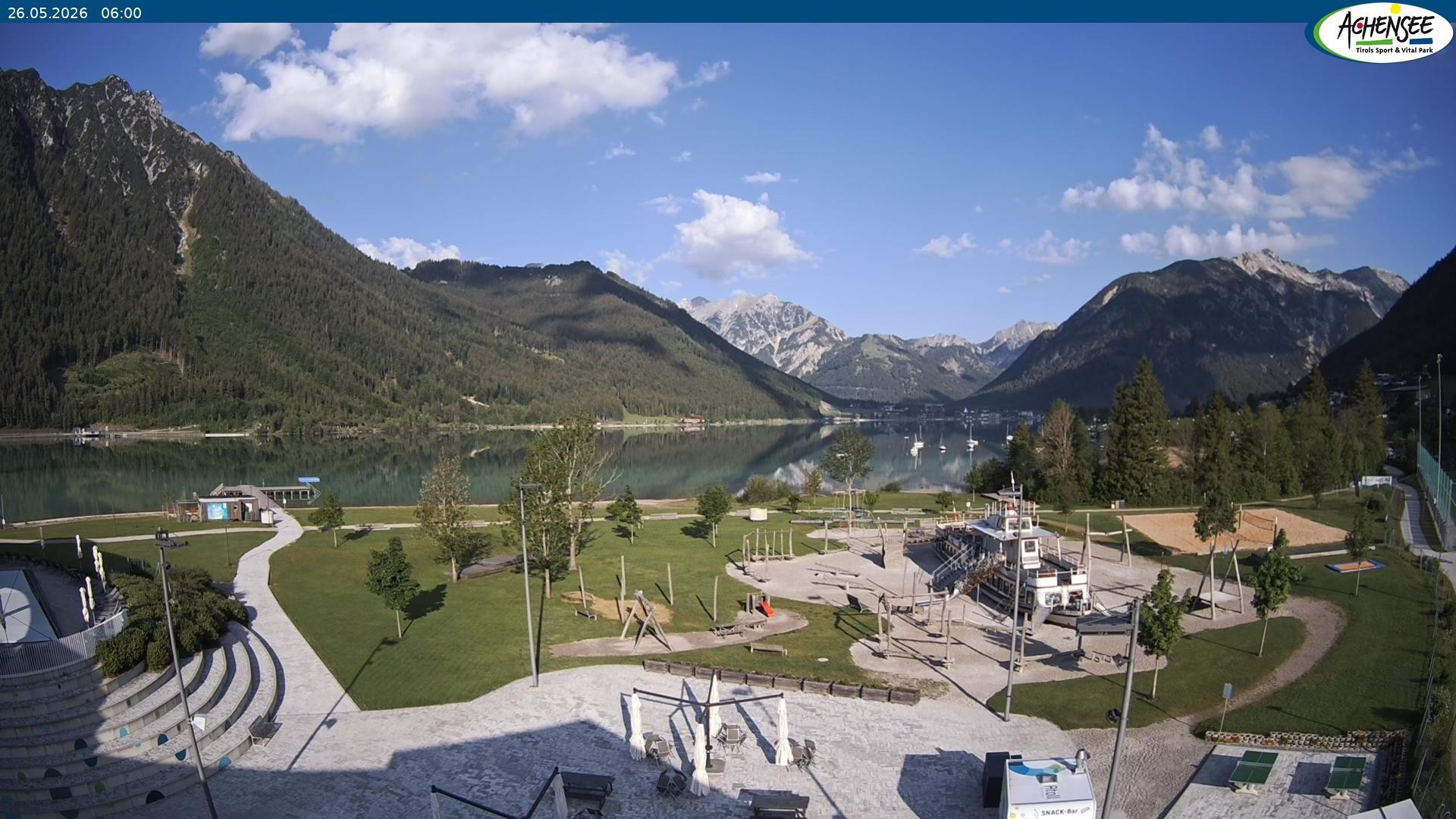 Archiv Foto Webcam Erlebnisbad Atoll am Achensee
