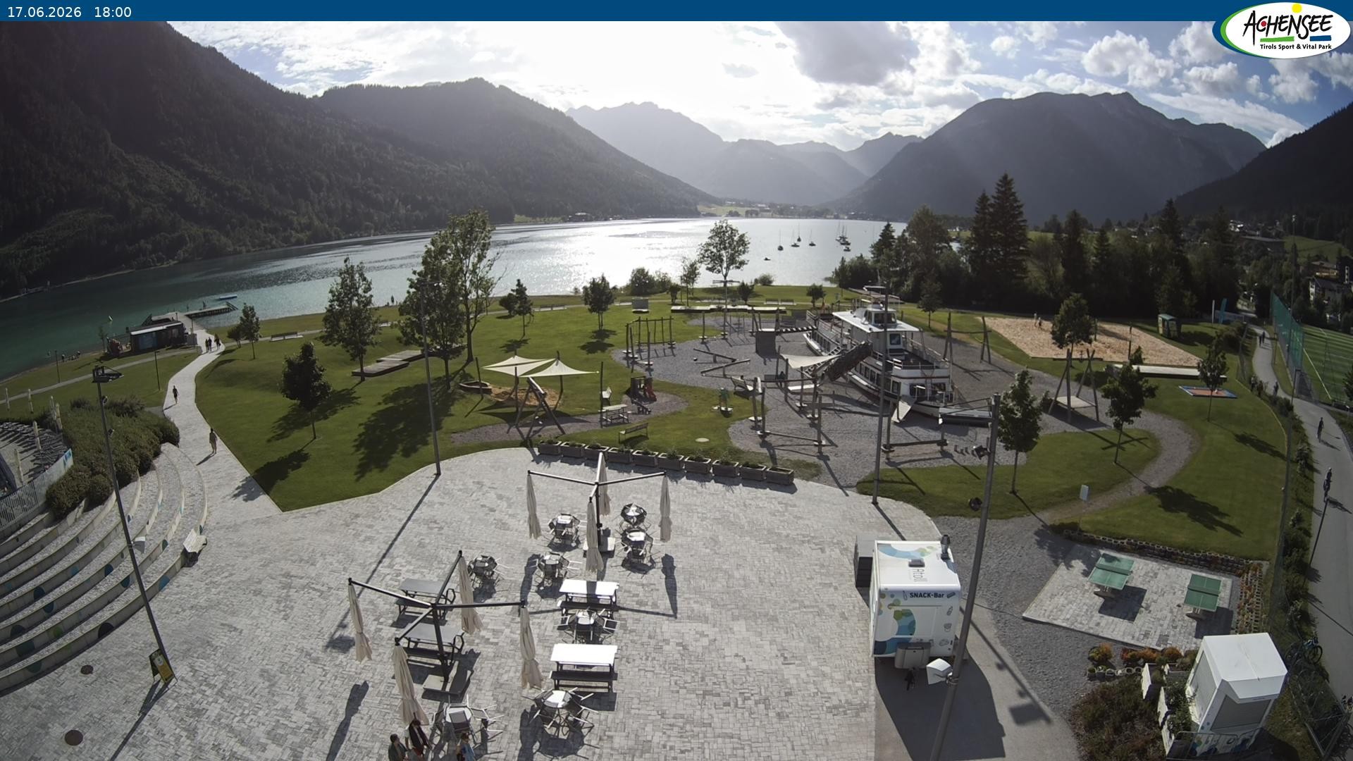Archiv Foto Webcam Erlebnisbad Atoll am Achensee