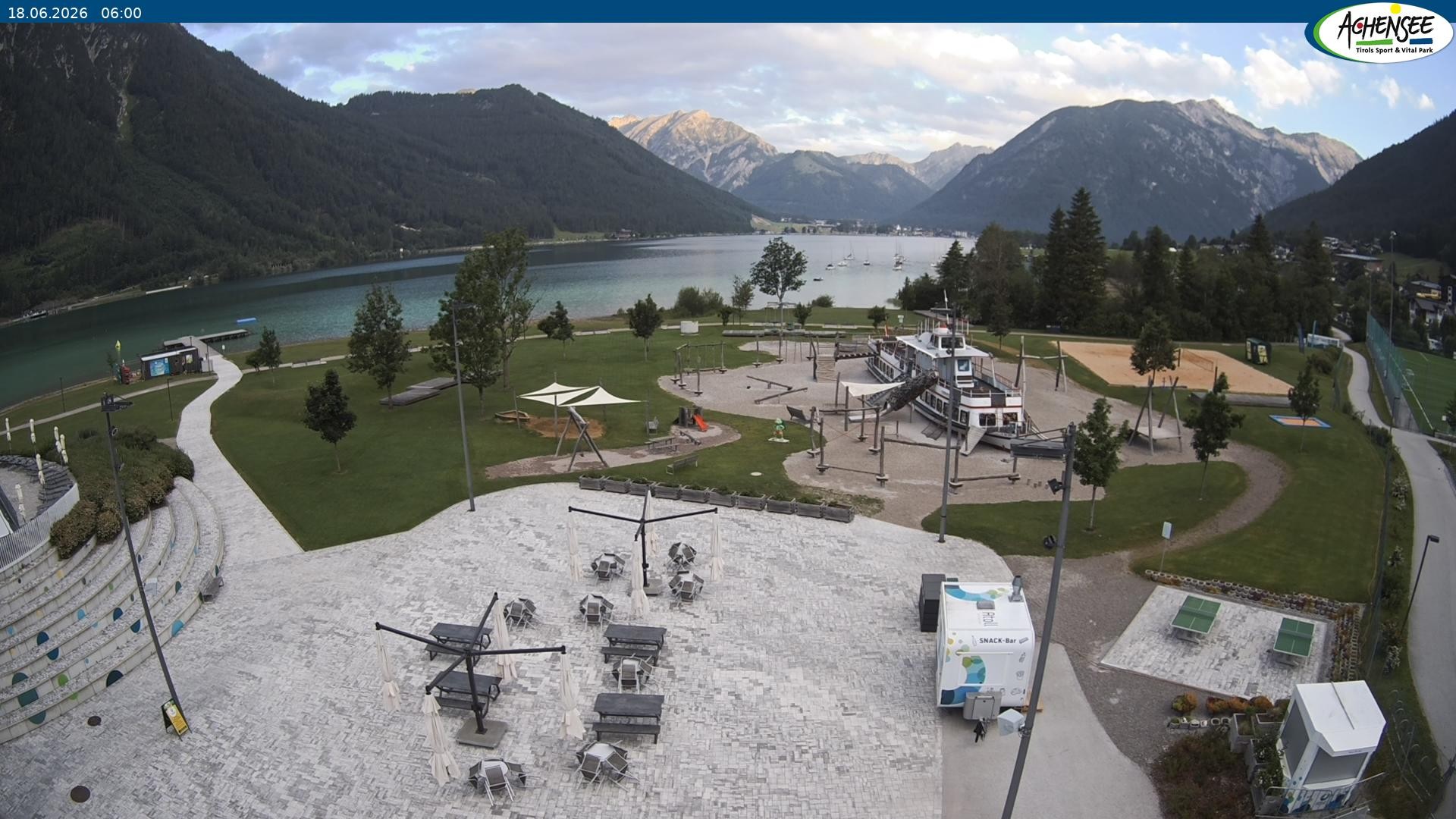 Archiv Foto Webcam Erlebnisbad Atoll am Achensee