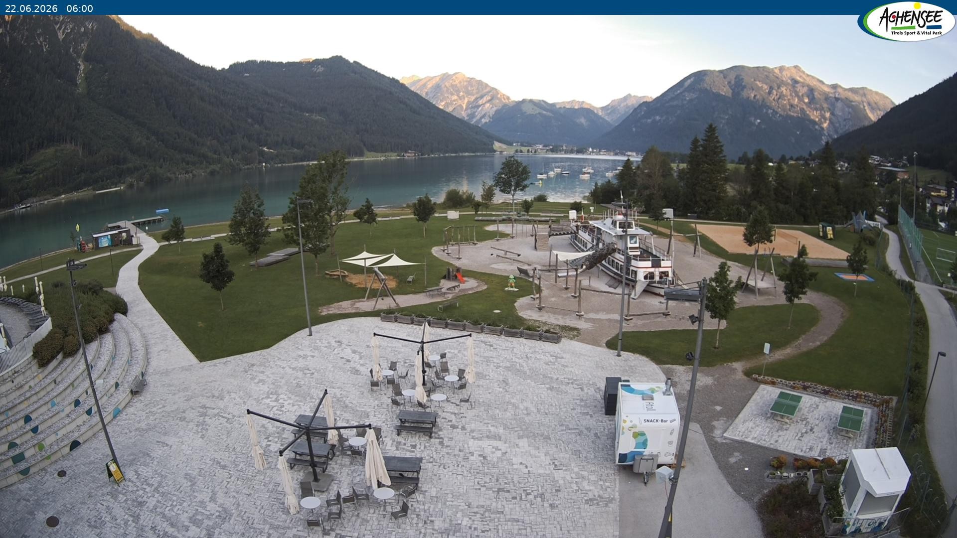 Archiv Foto Webcam Erlebnisbad Atoll am Achensee