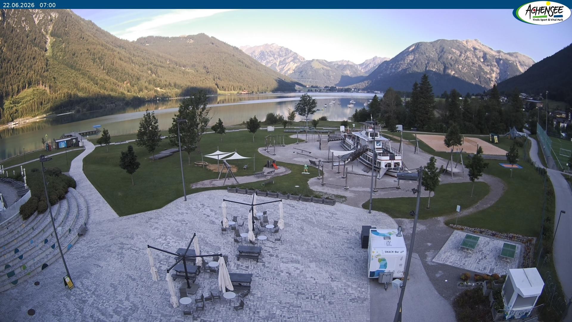 Archiv Foto Webcam Erlebnisbad Atoll am Achensee