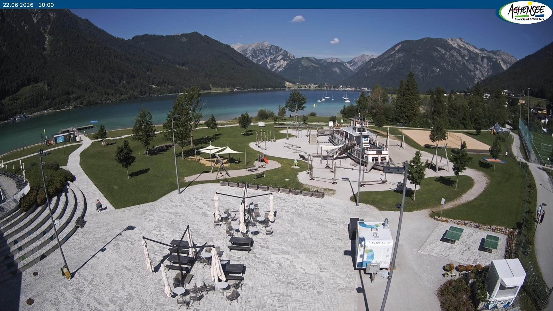 Archiv Foto Webcam Erlebnisbad Atoll am Achensee