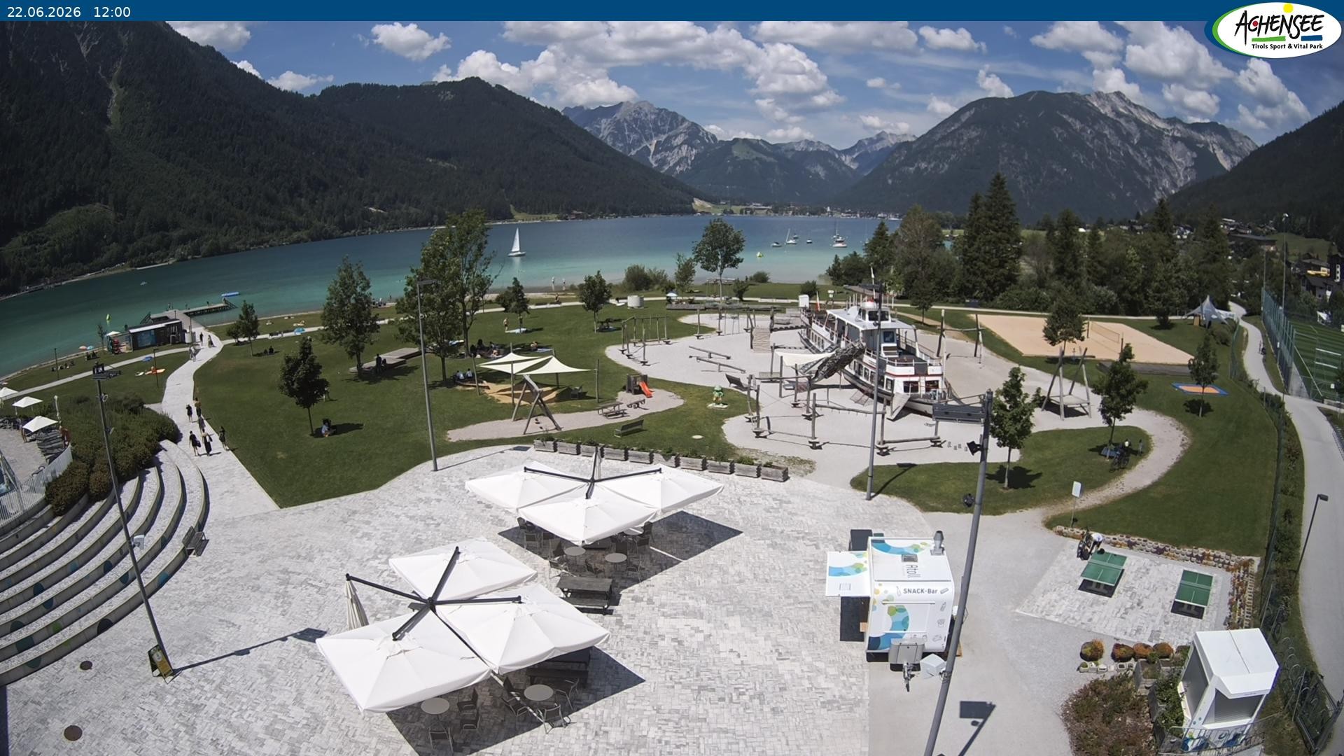 Archiv Foto Webcam Erlebnisbad Atoll am Achensee