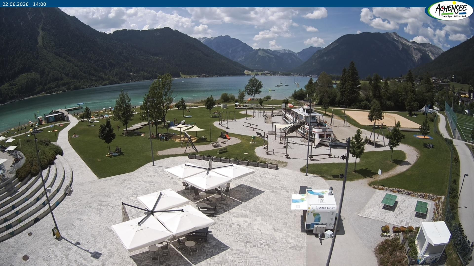 Archiv Foto Webcam Erlebnisbad Atoll am Achensee