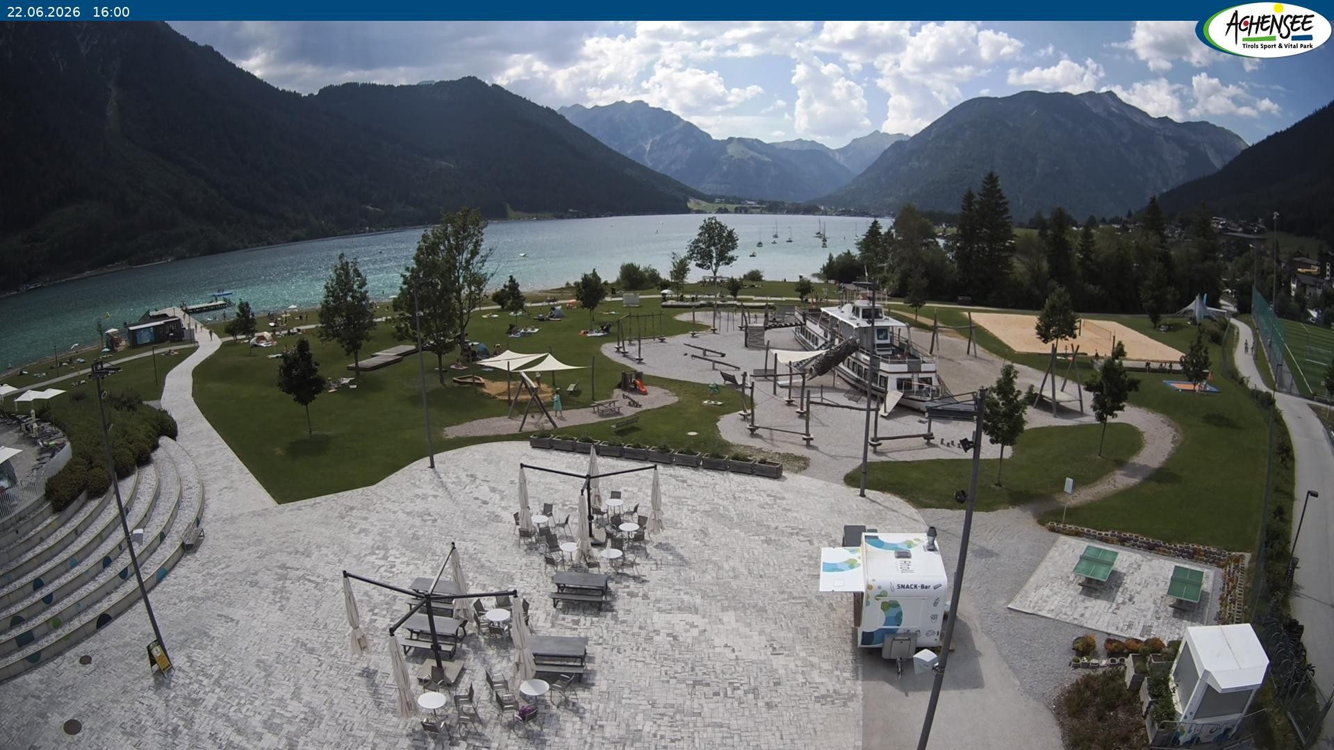 Archiv Foto Webcam Erlebnisbad Atoll am Achensee