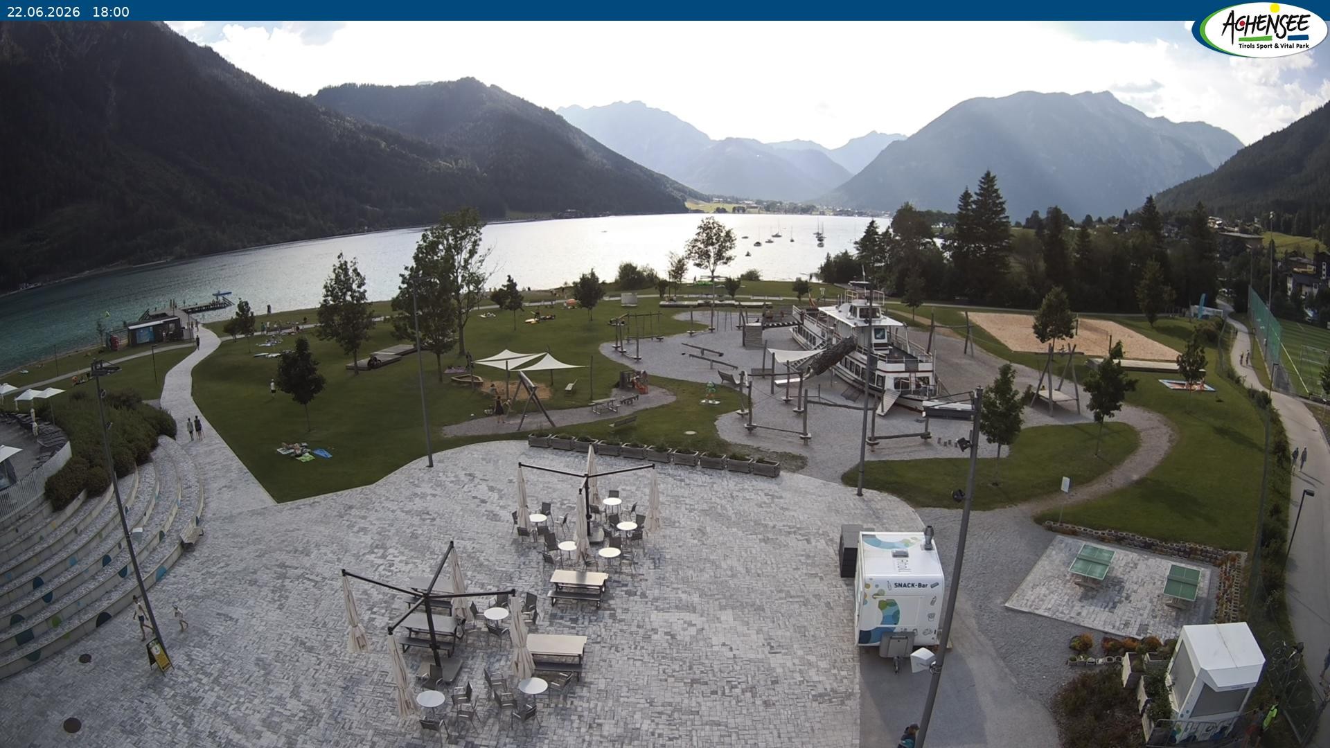 Archiv Foto Webcam Erlebnisbad Atoll am Achensee