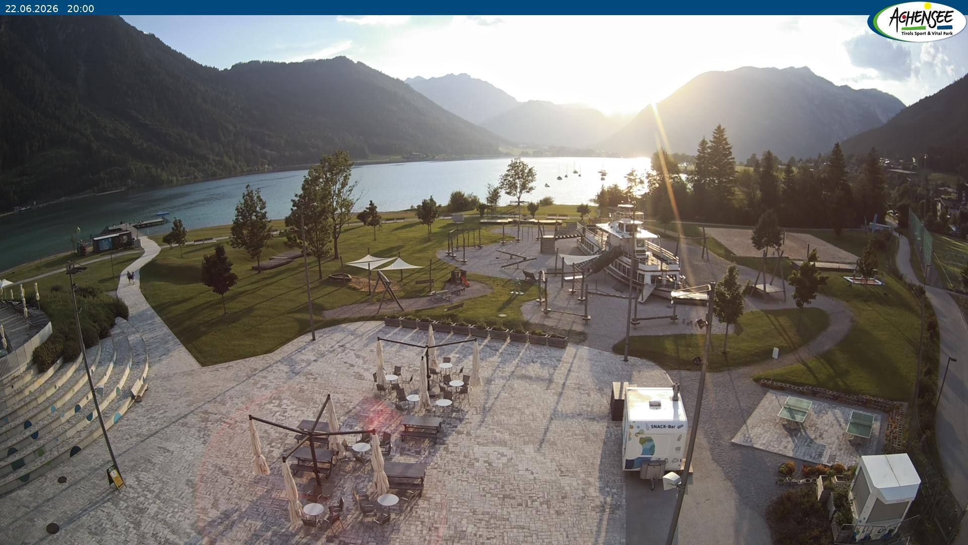 Archiv Foto Webcam Erlebnisbad Atoll am Achensee