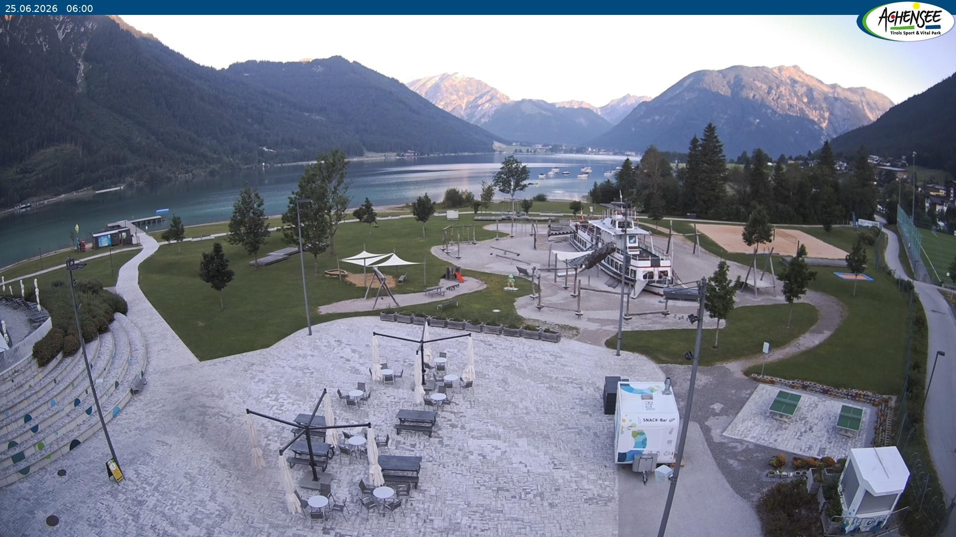 Archiv Foto Webcam Erlebnisbad Atoll am Achensee