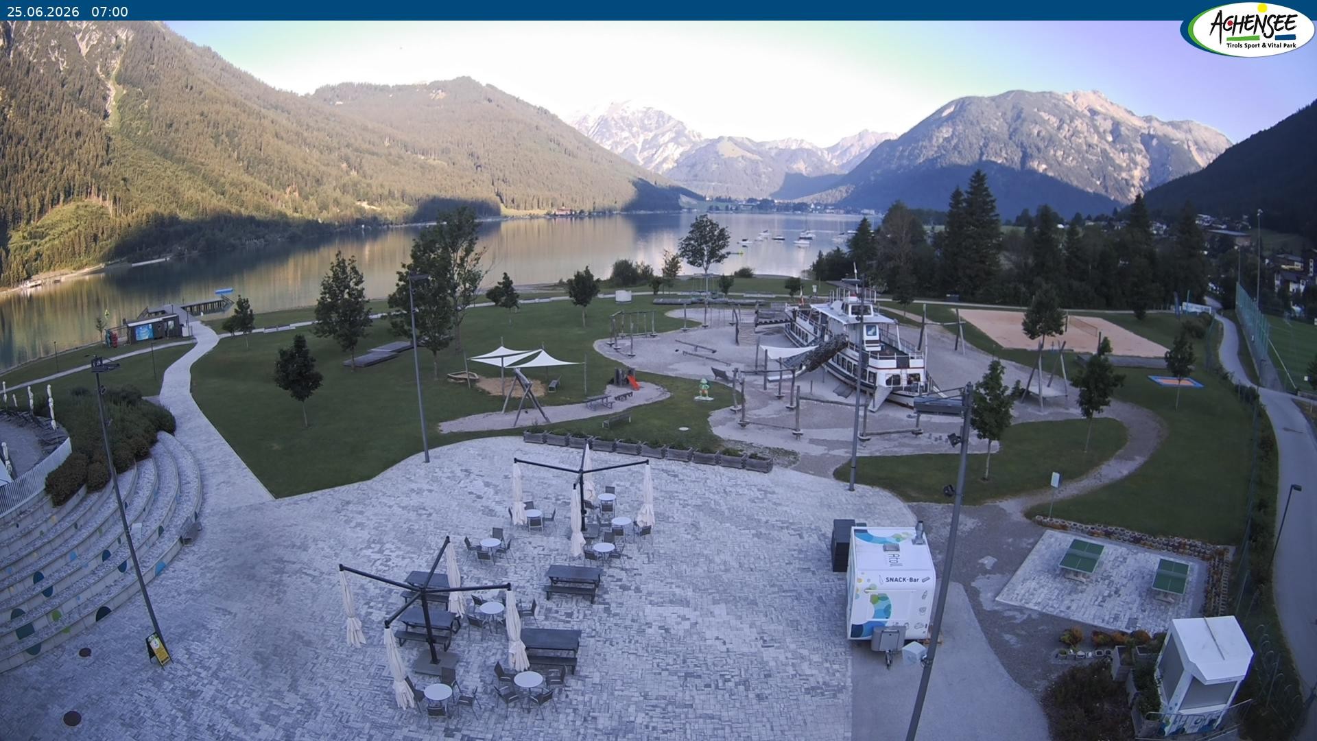 Archiv Foto Webcam Erlebnisbad Atoll am Achensee