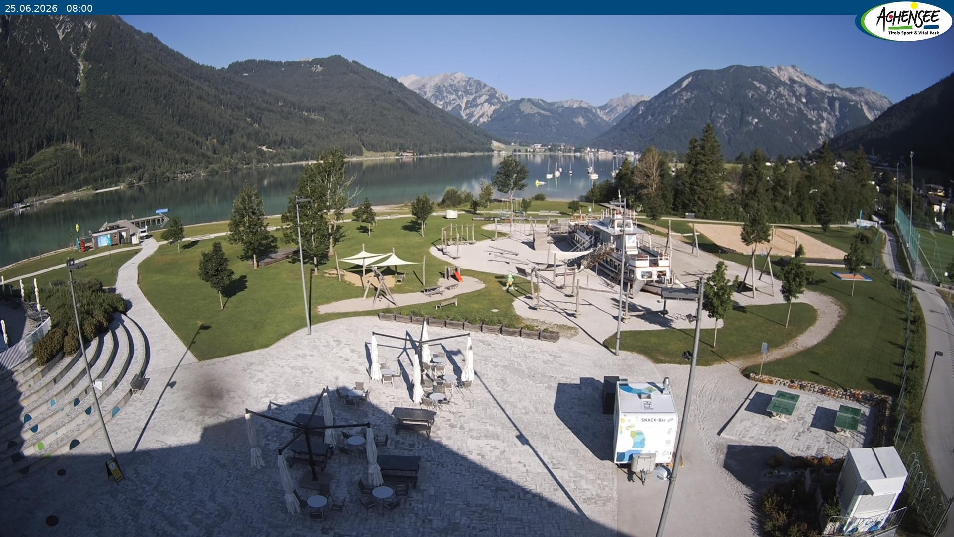 Archiv Foto Webcam Erlebnisbad Atoll am Achensee