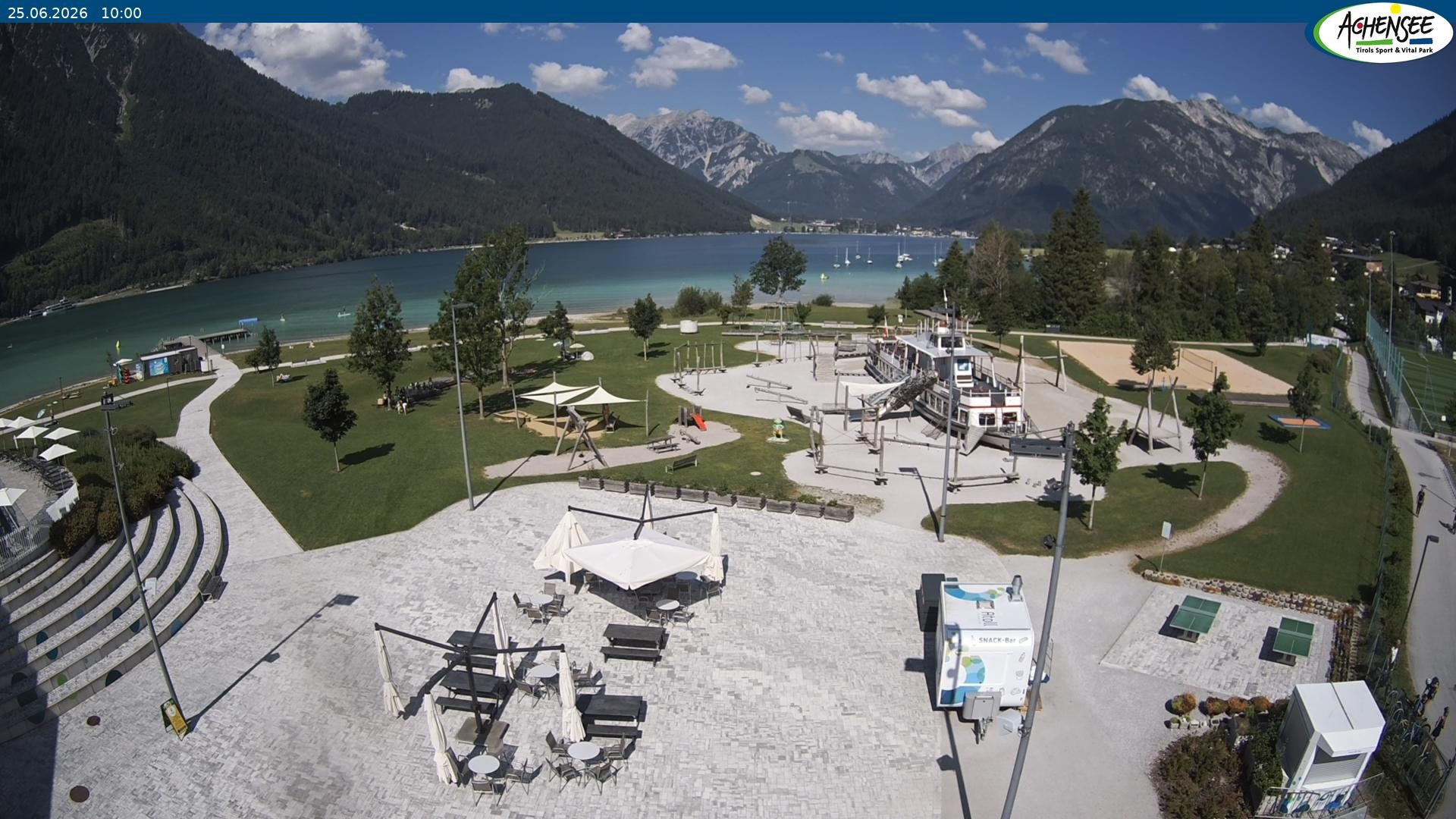 Archiv Foto Webcam Erlebnisbad Atoll am Achensee